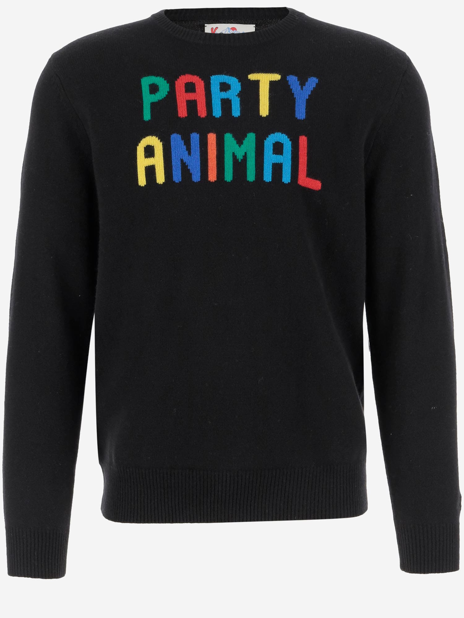 MC2 SAINT BARTH WOOL BLEND PULLOVER WITH SLOGAN