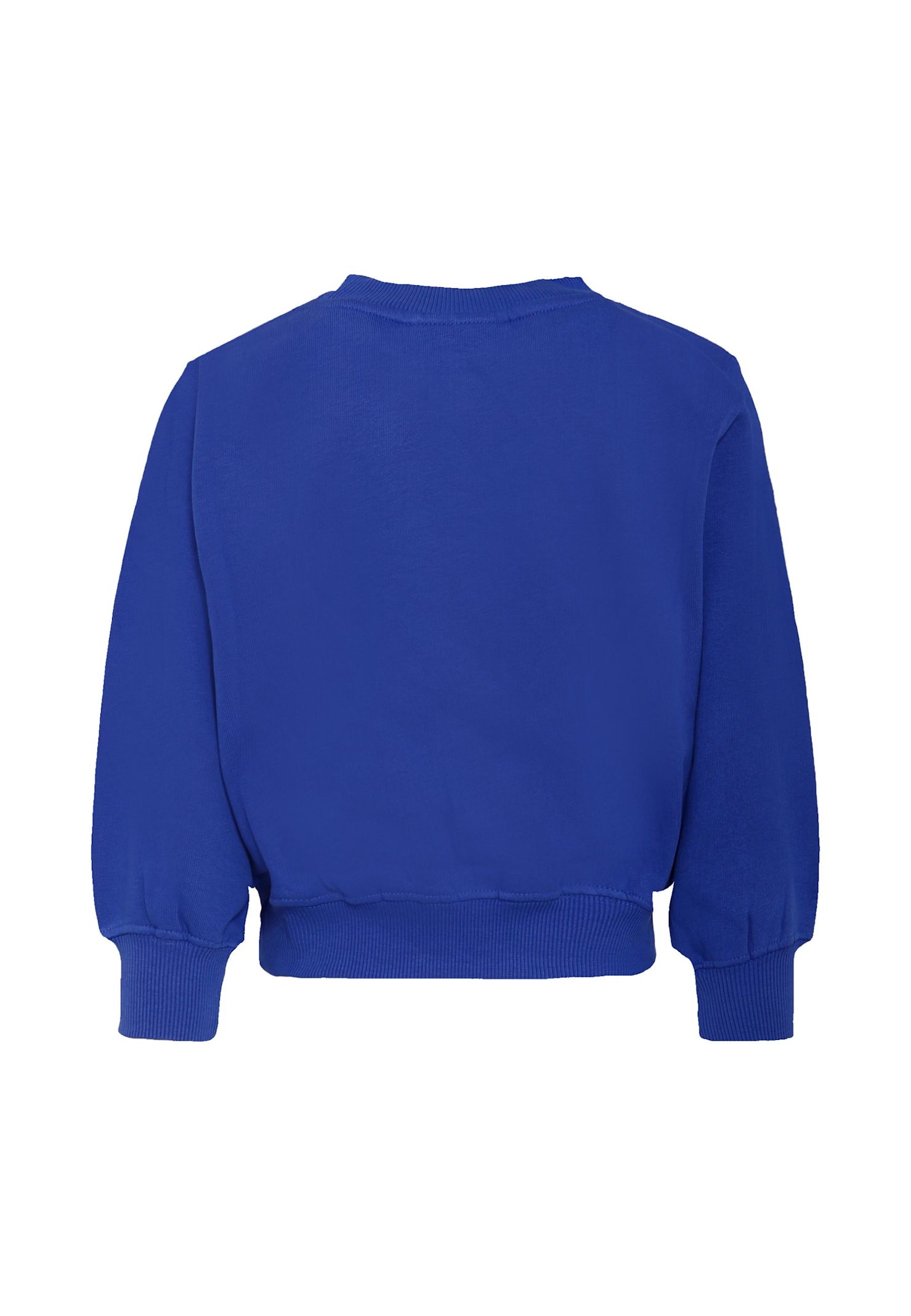 Molo Blue Sweatshirt For Girl With Rabbit In Blue
