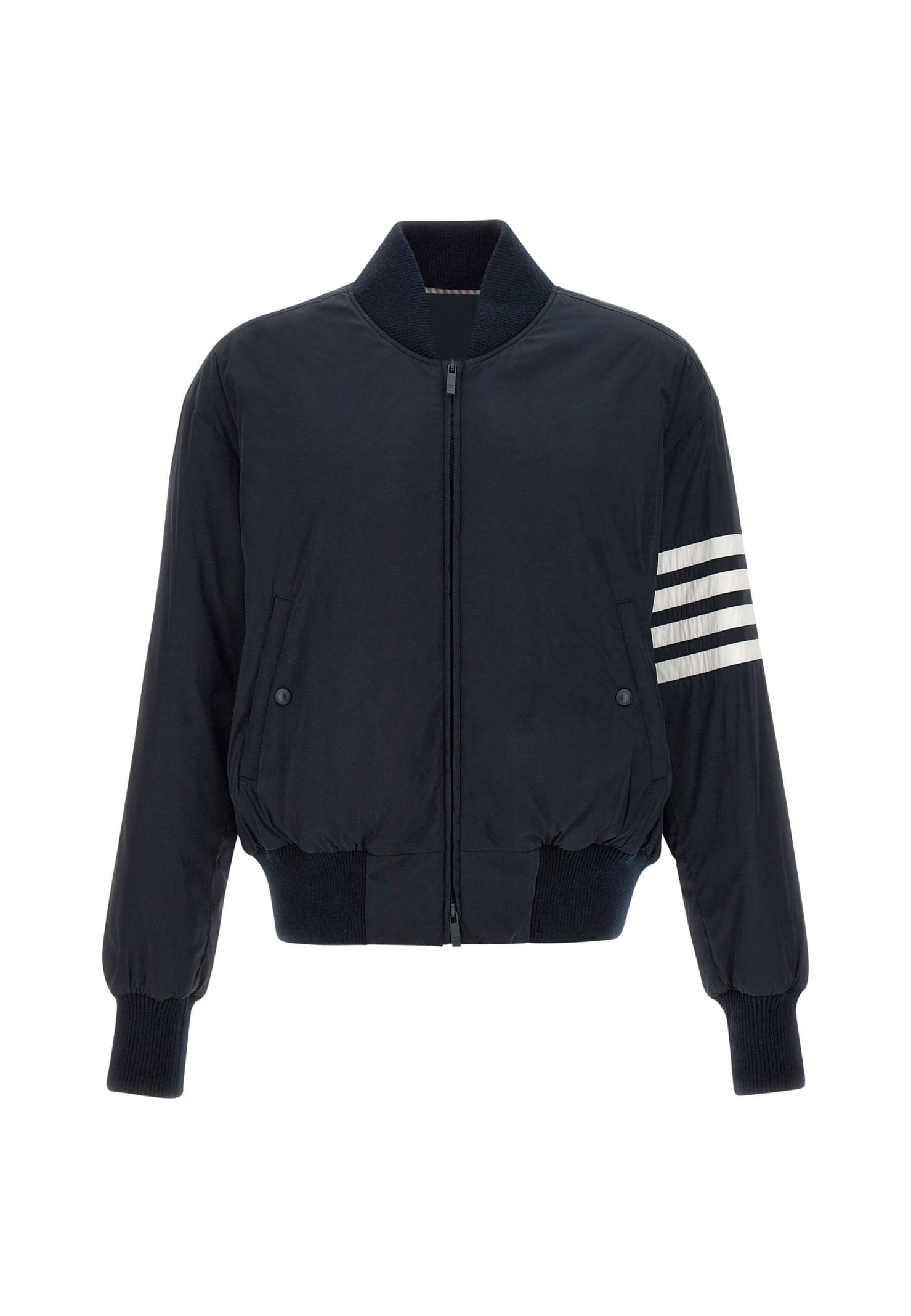 THOM BROWNE 4BAR DOWN FILL OVERSIZED BOMBER JACKET