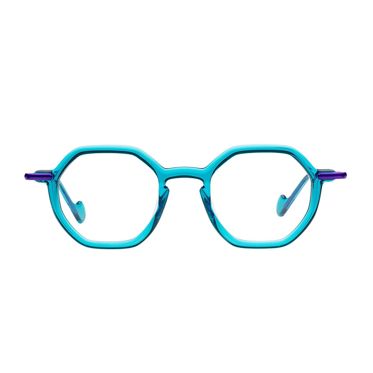 Matttew Jelly 1852 Turchese Viola Glasses In Blue
