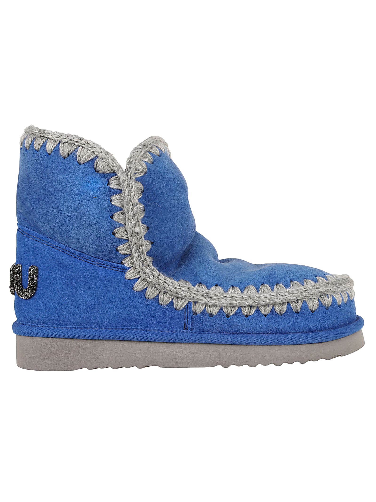 Shop Mou Eskimo 18 Glitter Logo In Lapbl Lapislazuli Blue