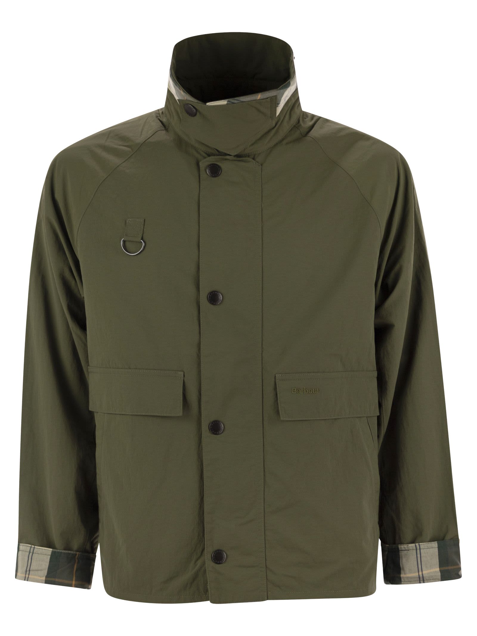 BARBOUR SPEY - LIGHTWEIGHT JACKET WITH TARTAN LINING