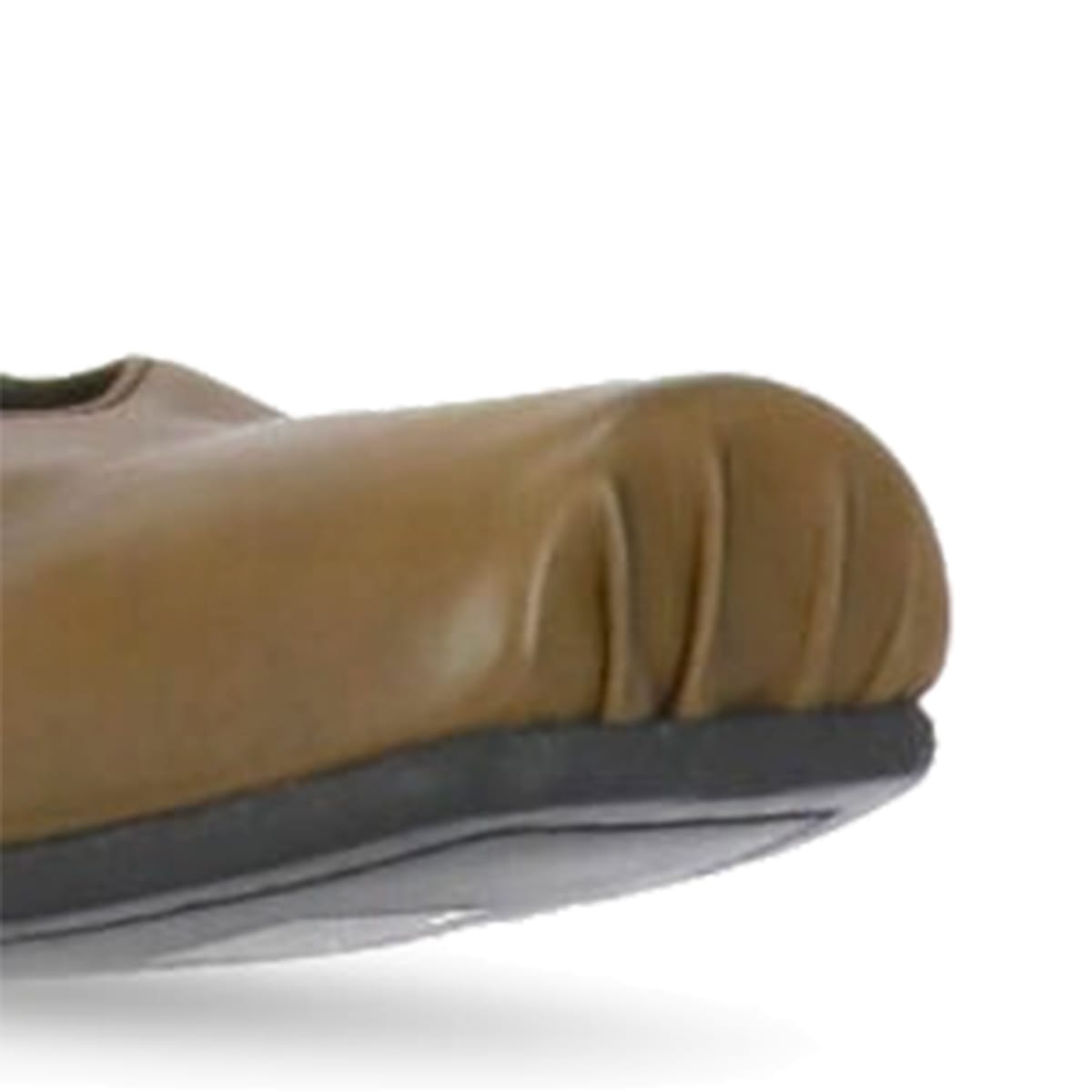 Uma Wang Dark Green And Black Leather Ballet Flats In Multi