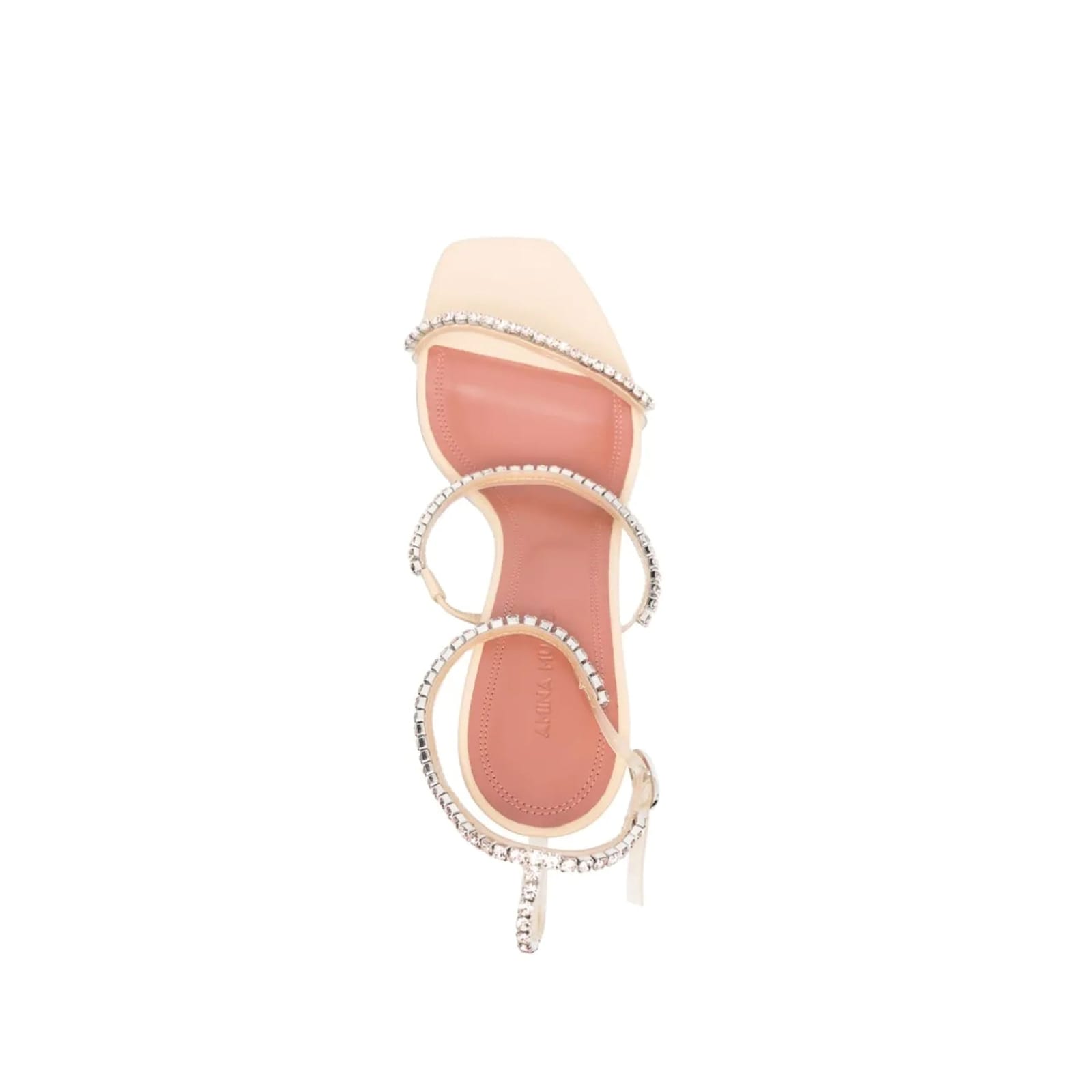 Amina Muaddi Gilda 105mm Sandals Women In White