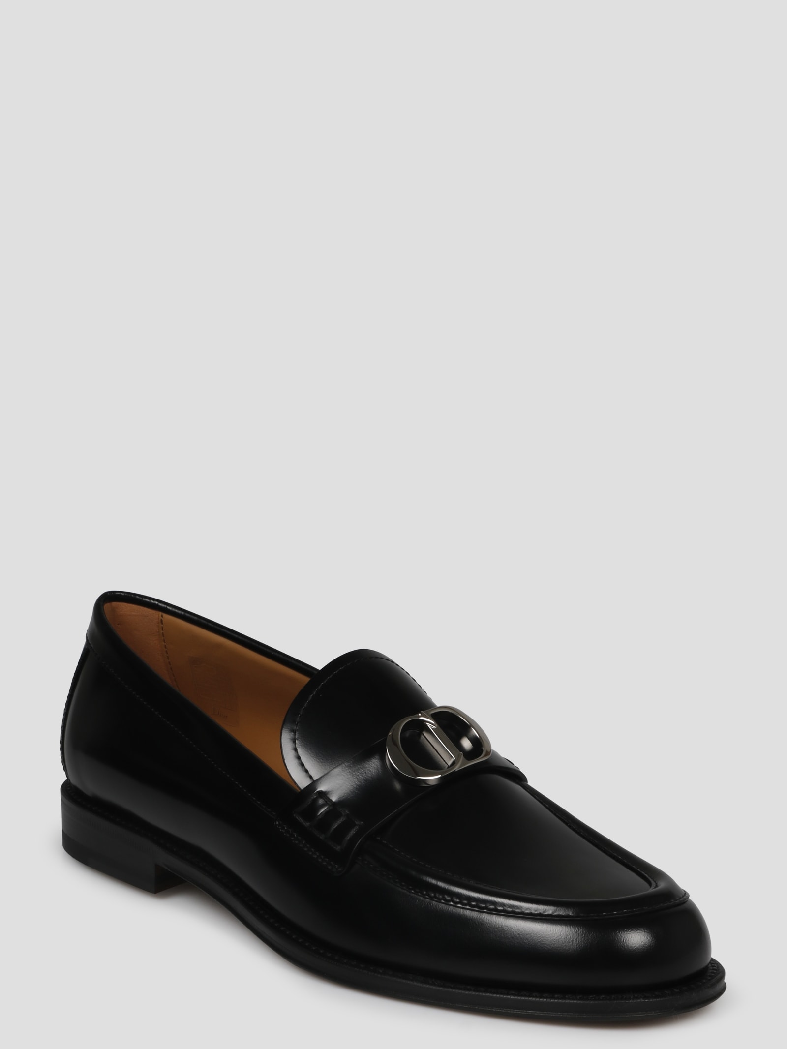 Shop Dior Granville Loafer In Black