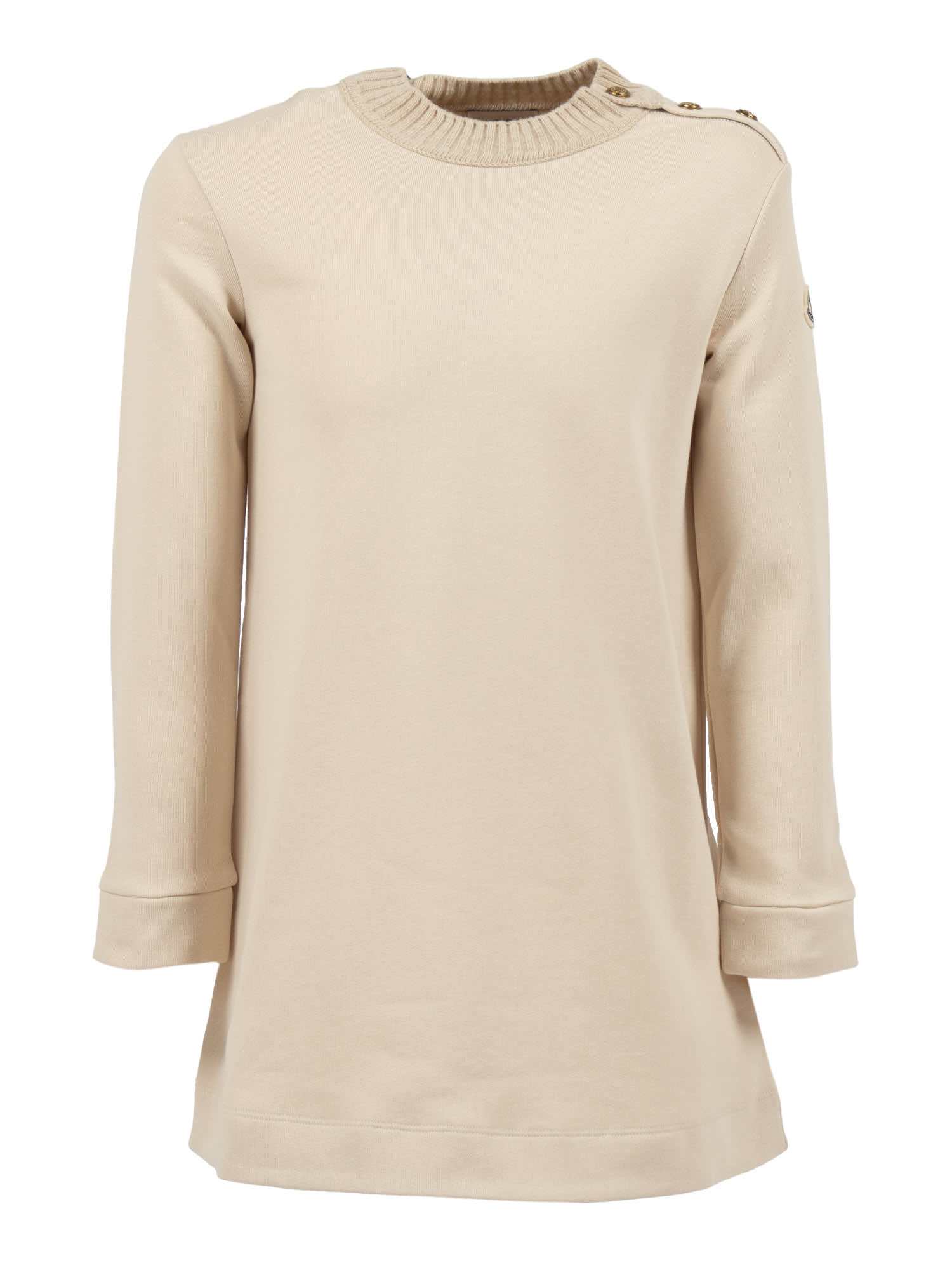 Moncler Dress In Neutral