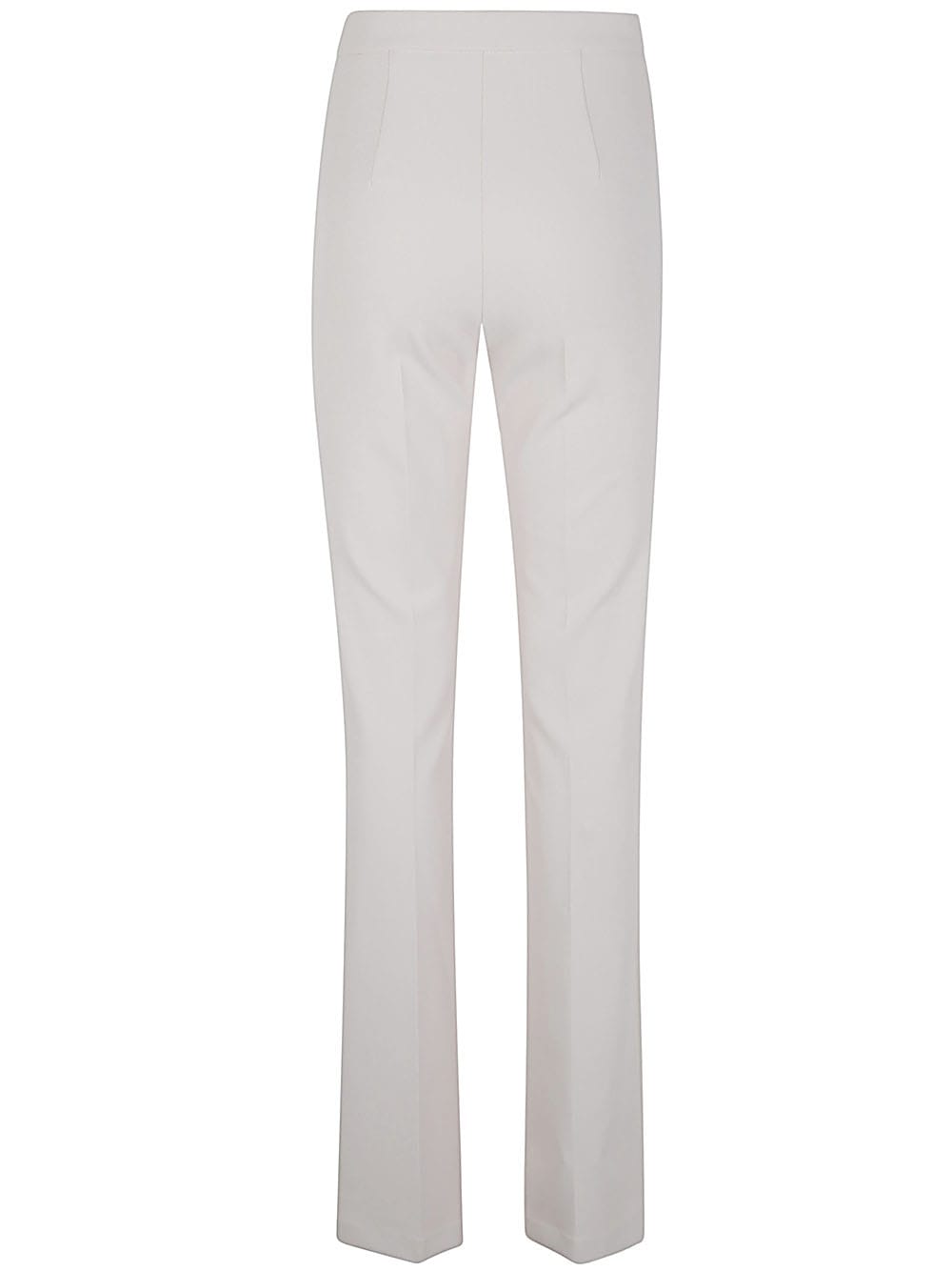 Shop Elisabetta Franchi Straight Leg Pants In Butter