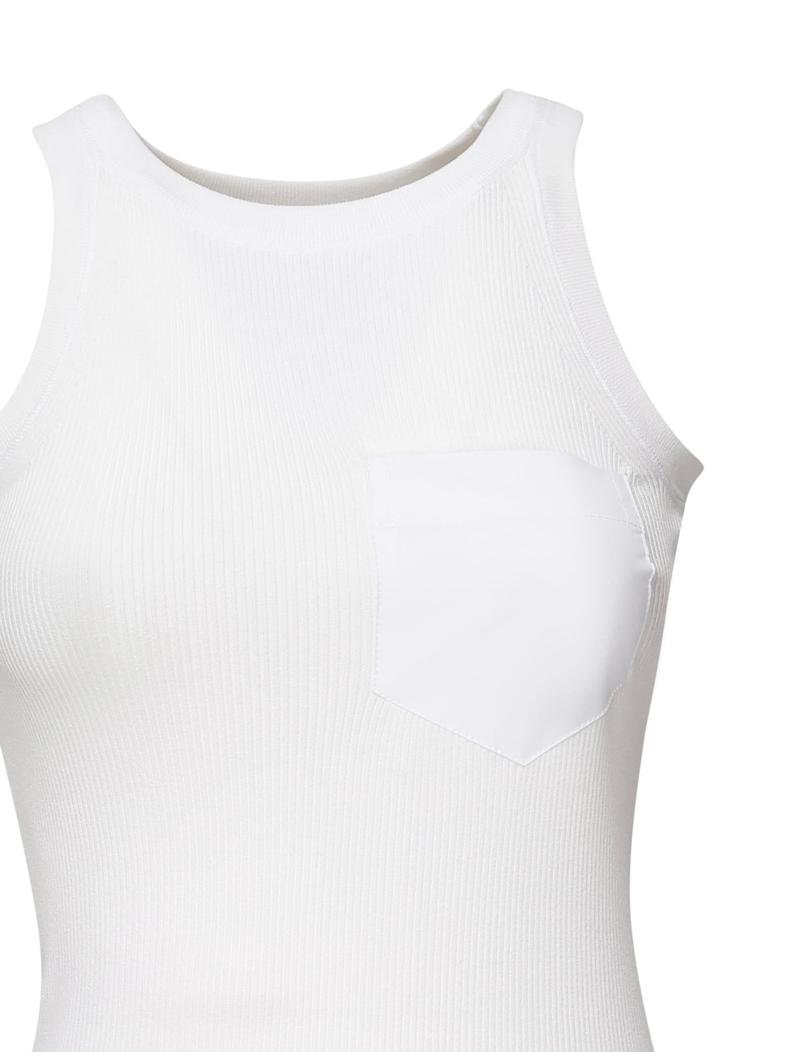 Sportmax Nastie Silk Cotton Tank Top Clothing