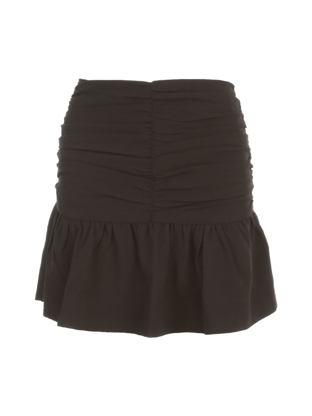 Ganni Heavy Crepe Short Skirt