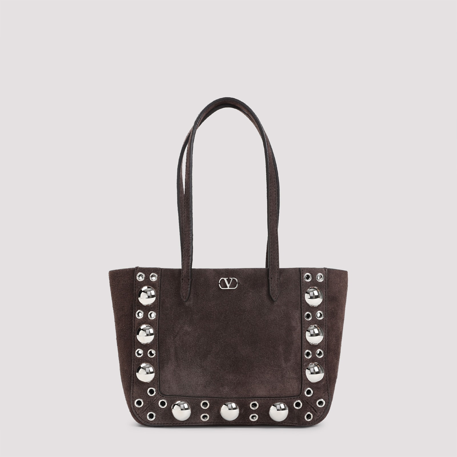 Valentino Studded Tote | Nellcote In Brown
