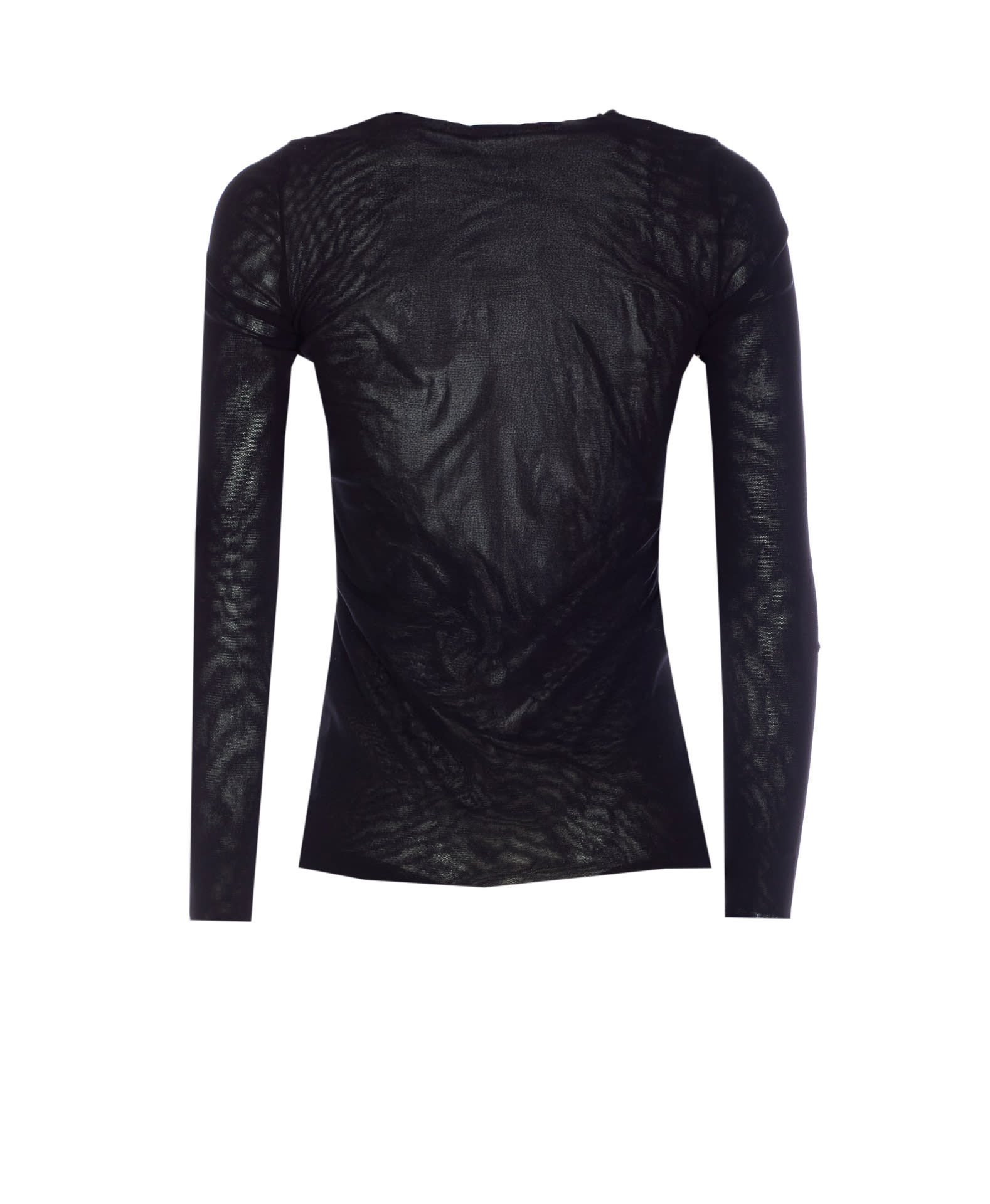 Jean Paul Gaultier Spiral-detail Long-sleeve Top