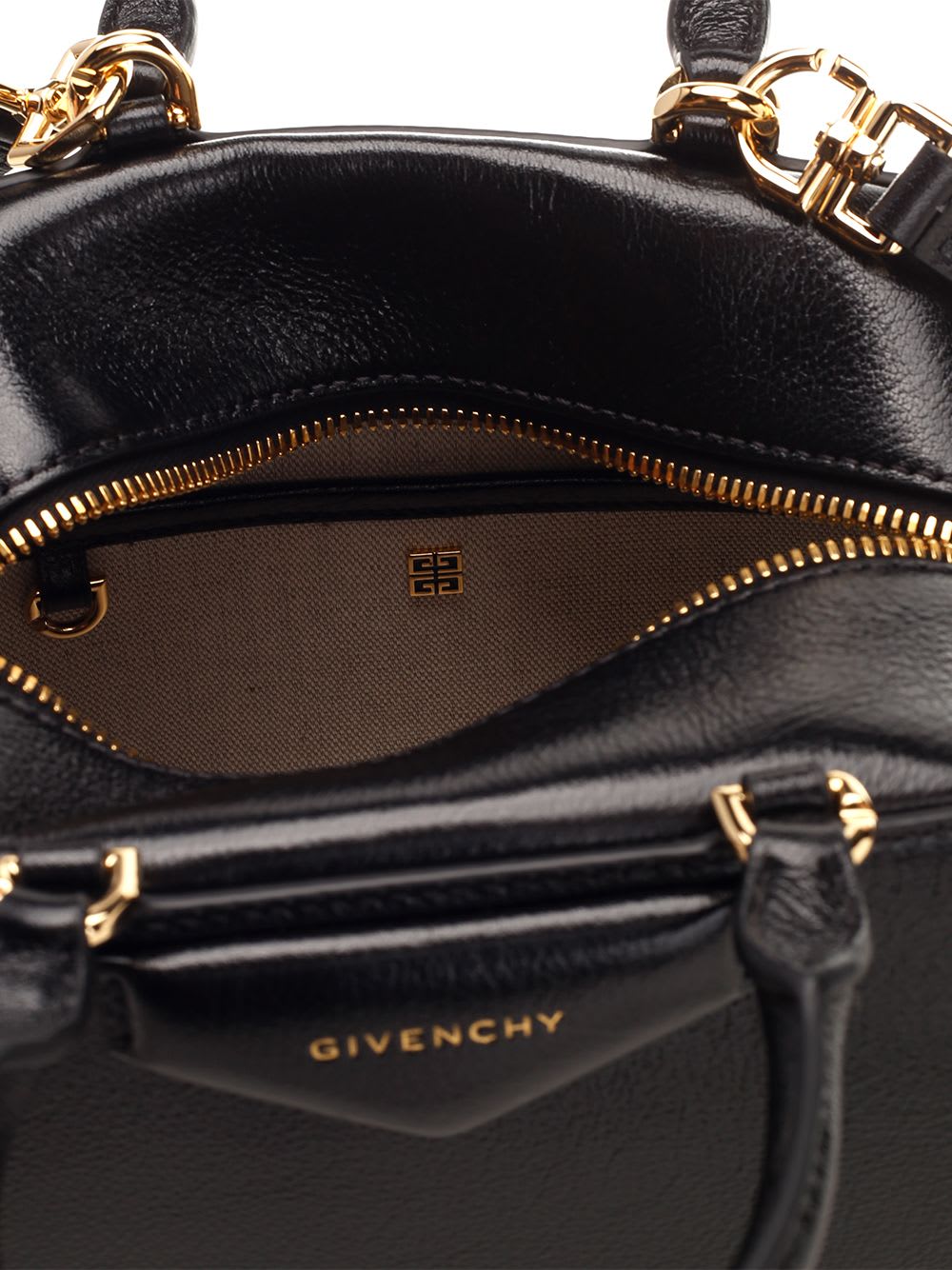 Shop Givenchy Antigona Cube Mini Handbag In Black