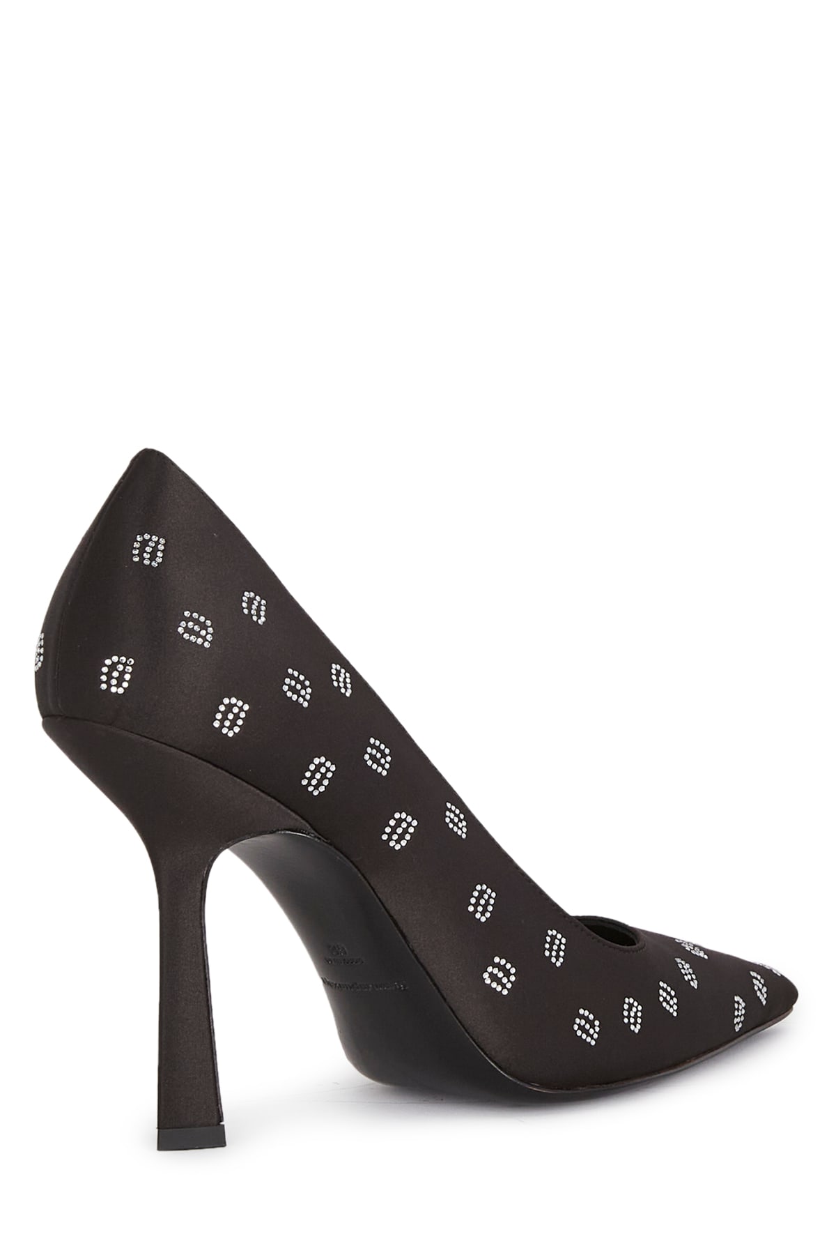 Alexander Wang Delphine 105 Pump Womens Satin Embellished Pumps In 001