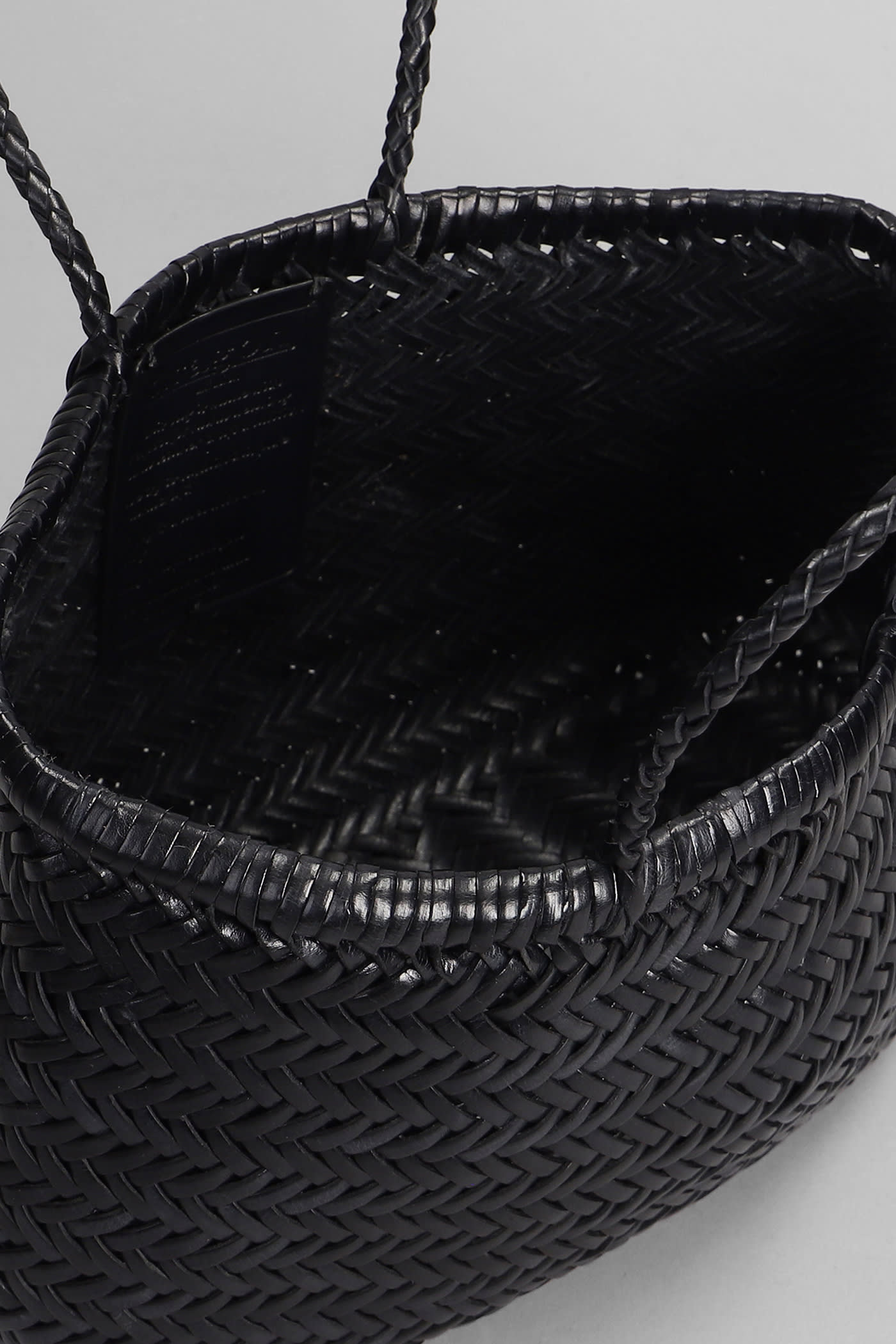 Shop Dragon Diffusion Triple Jump Mini Tote In Black Leather