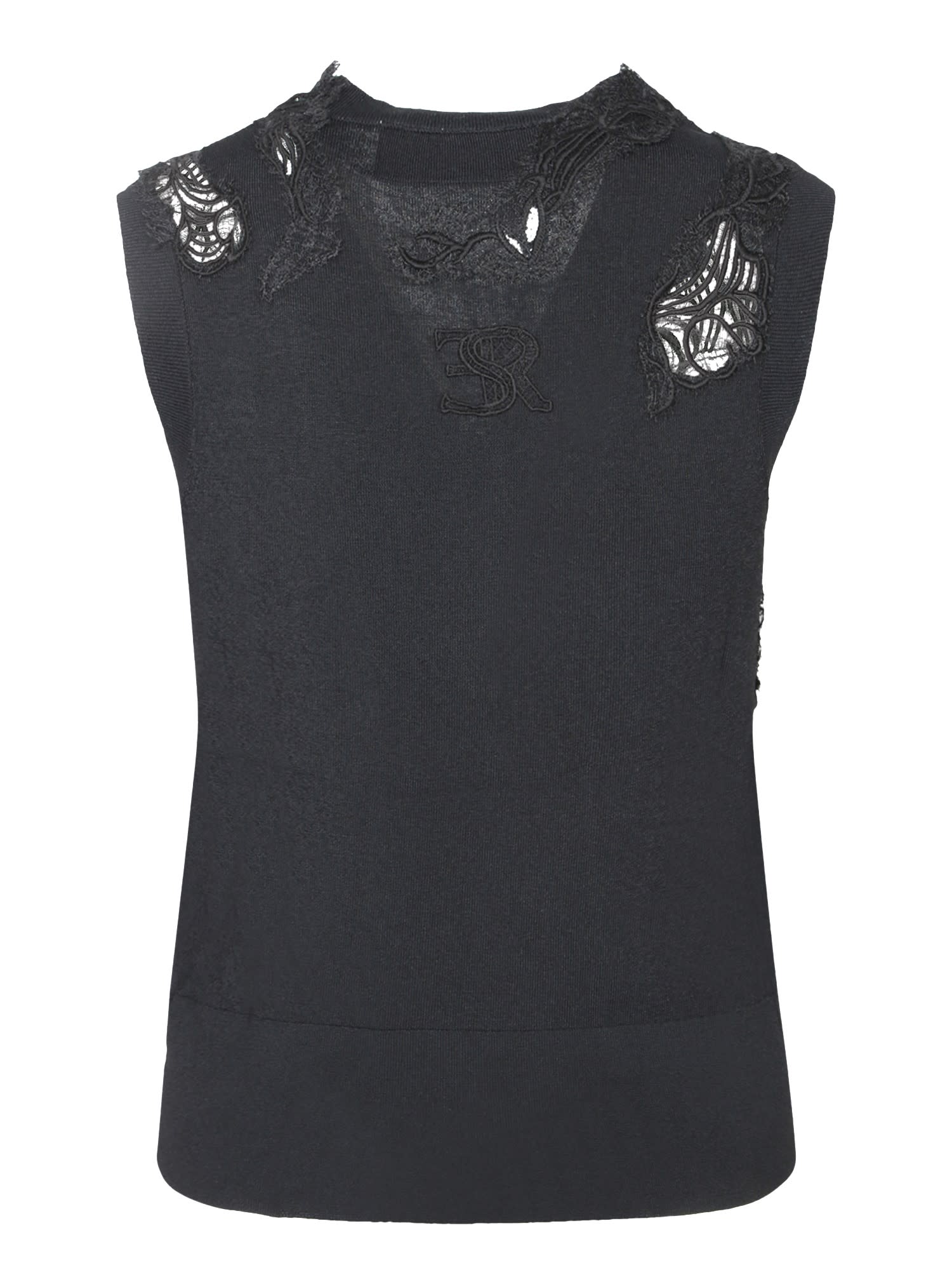 Ermanno Scervino Viscose Blend Top With Lace