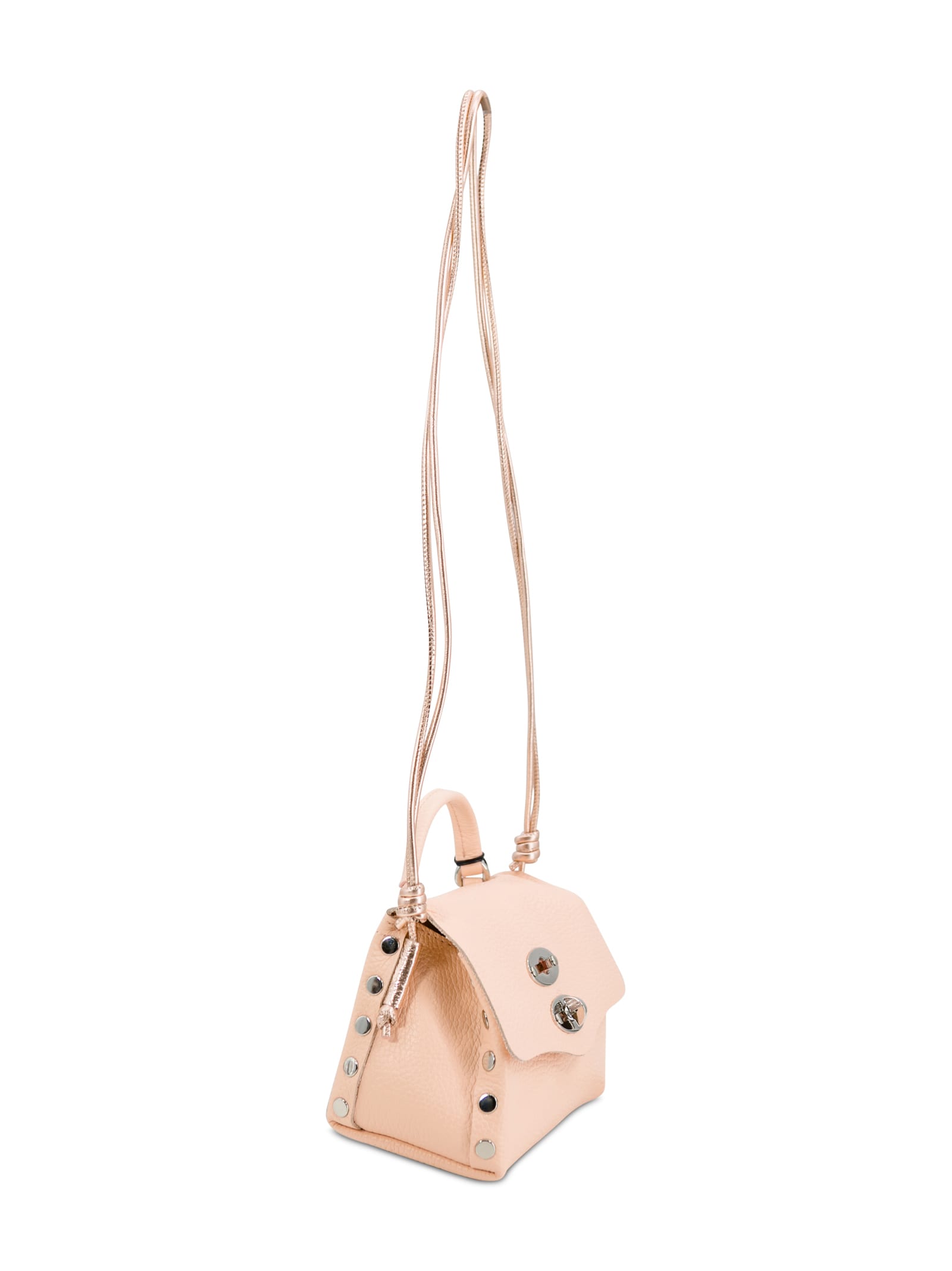 Shop Zanellato Postina® Leather Mini Bag In Pink