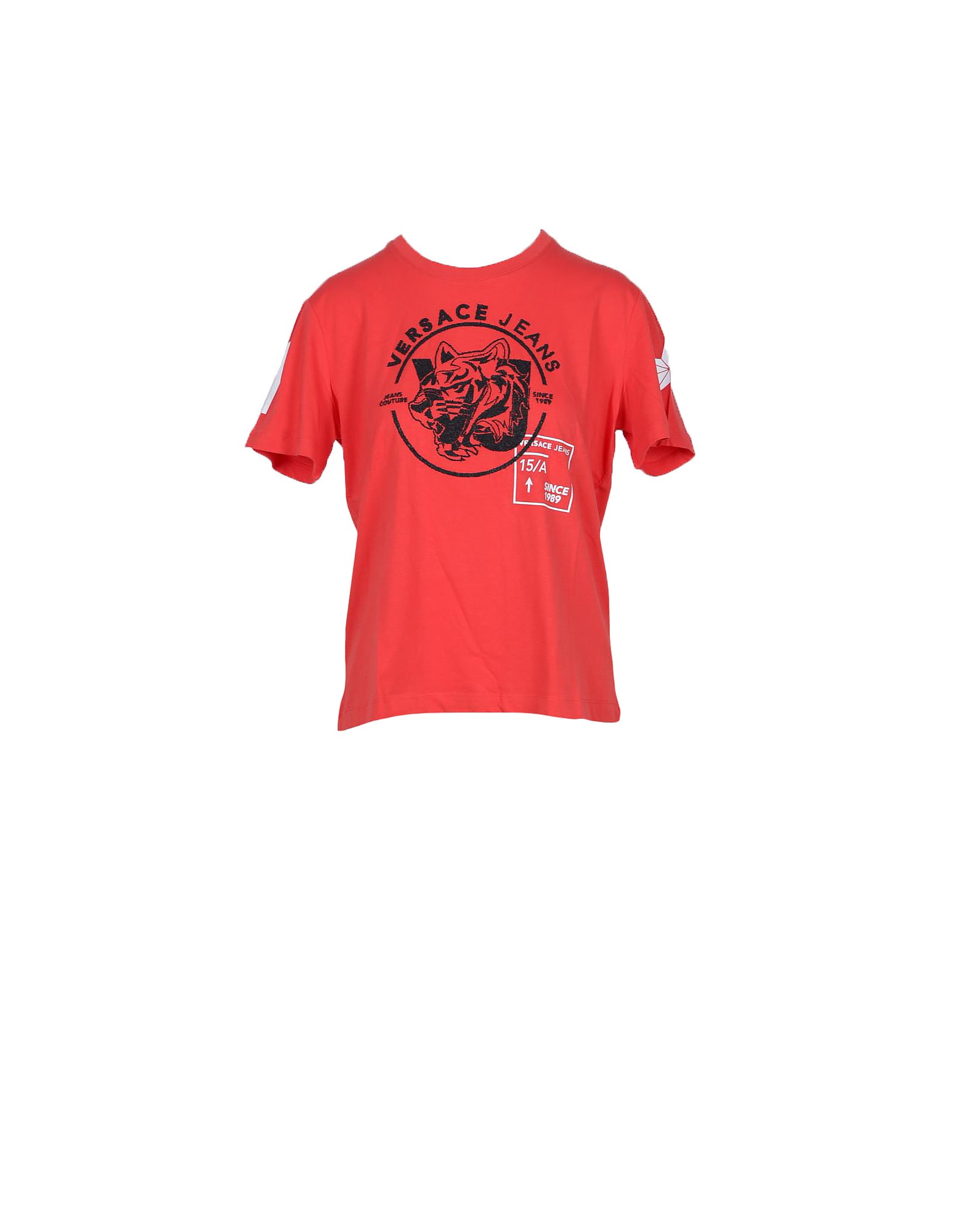 Versace Jeans Couture Versace Jeans Red Cotton Womens T-shirt