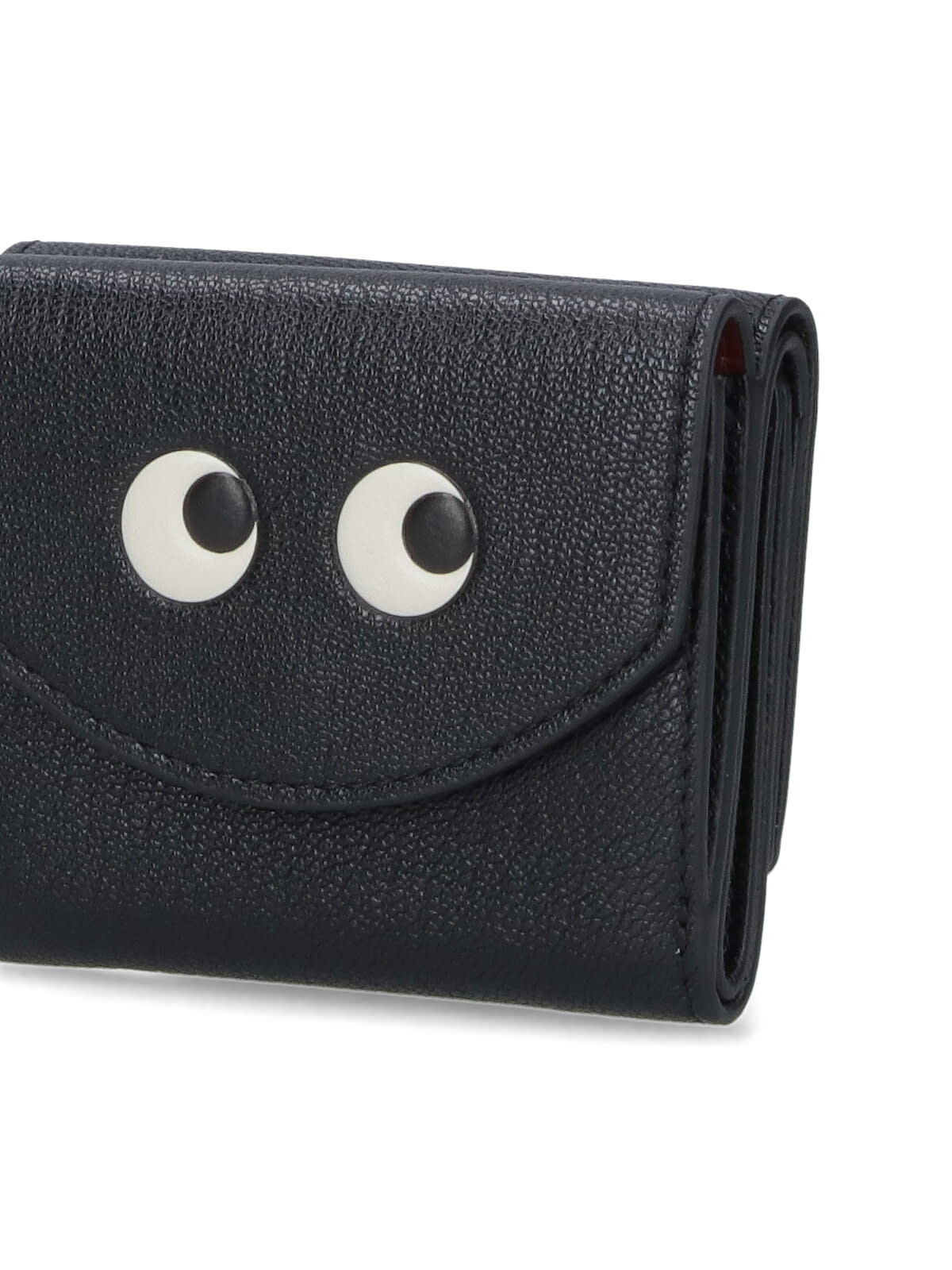 Anya Hindmarch Tri-fold Wallet Eyes In Black