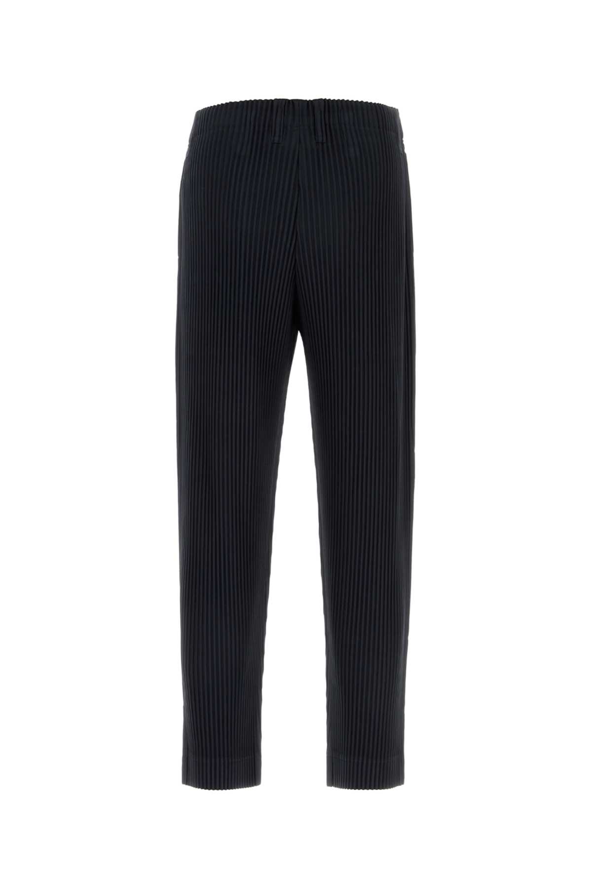 Shop Issey Miyake Midnight Blue Polyester Pant