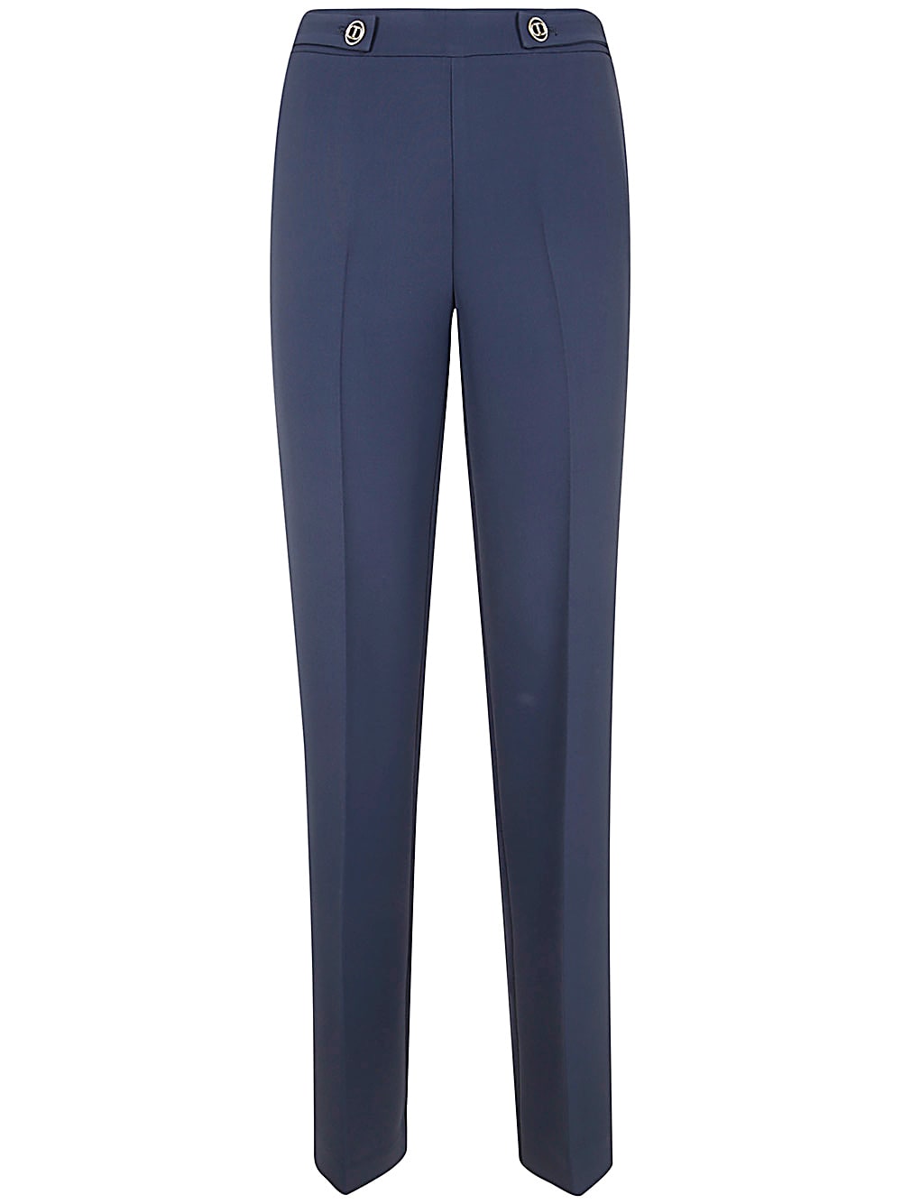 Shop Twinset Trousers In Indigo