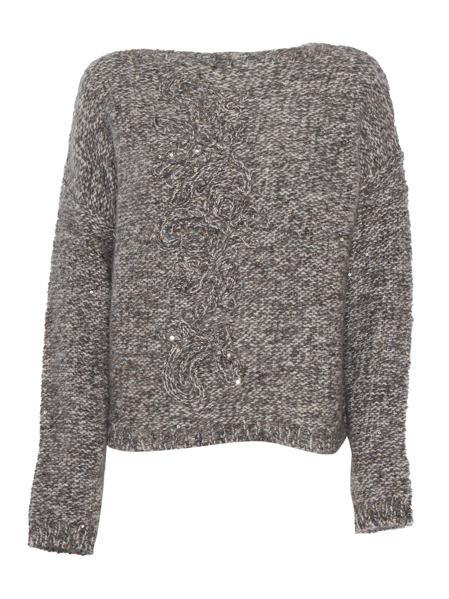 Shop Ermanno Ermanno Scervino Sweater In Grey