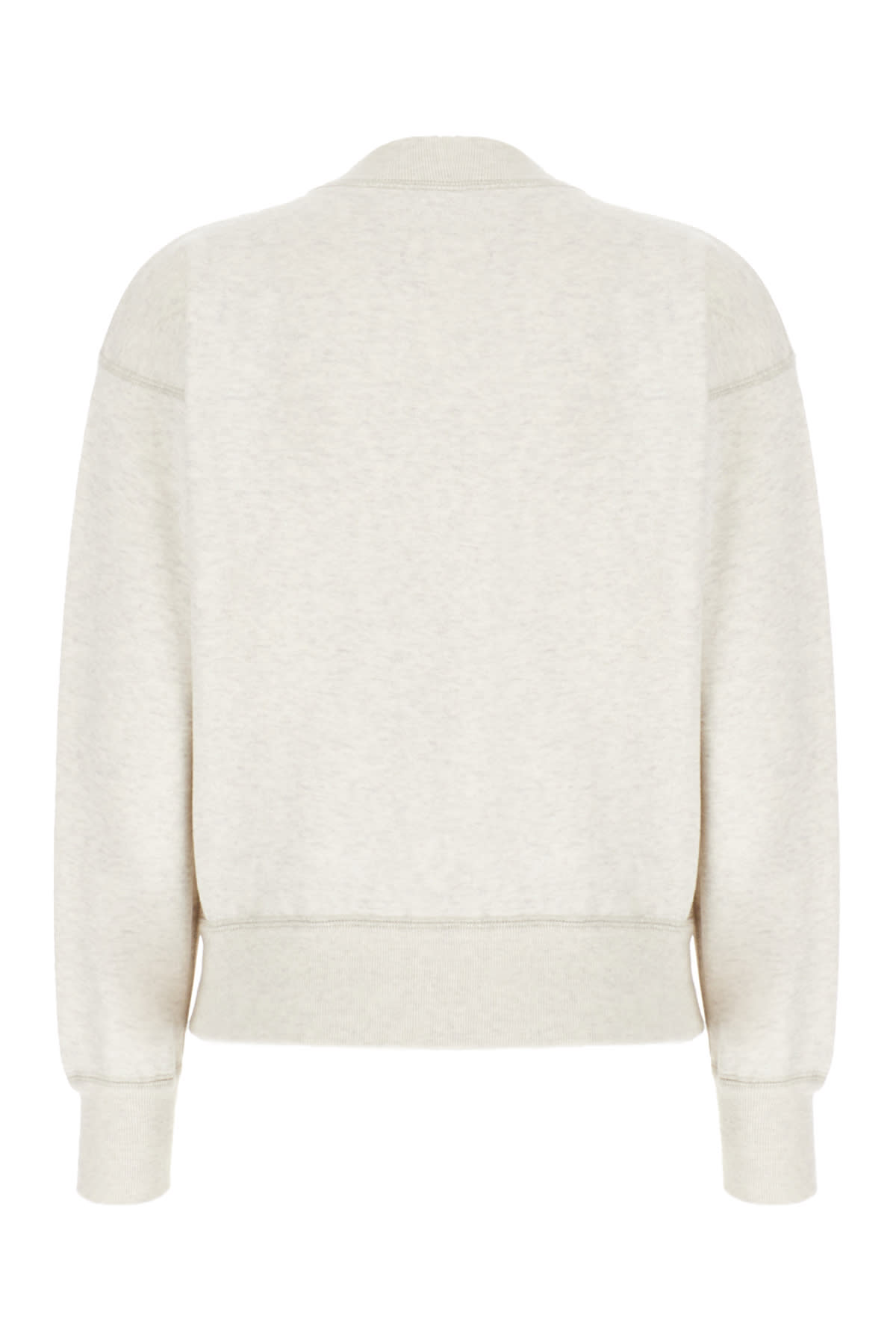 Shop Marant Etoile Ivory Cotton Blend Sweatshirt In 23ec