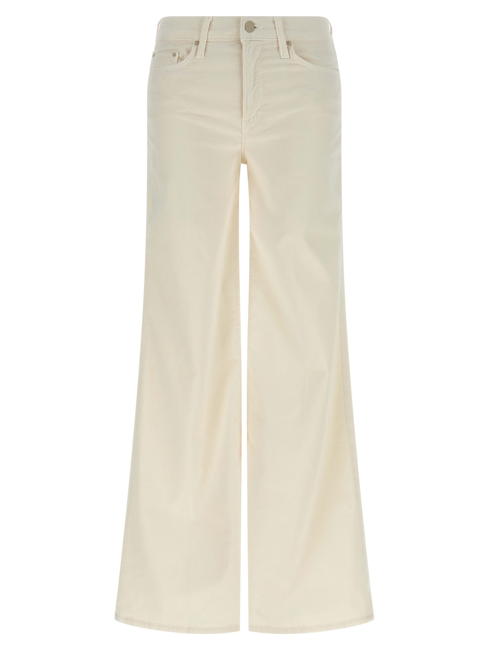 Mother The Twister Sneak Pants In White