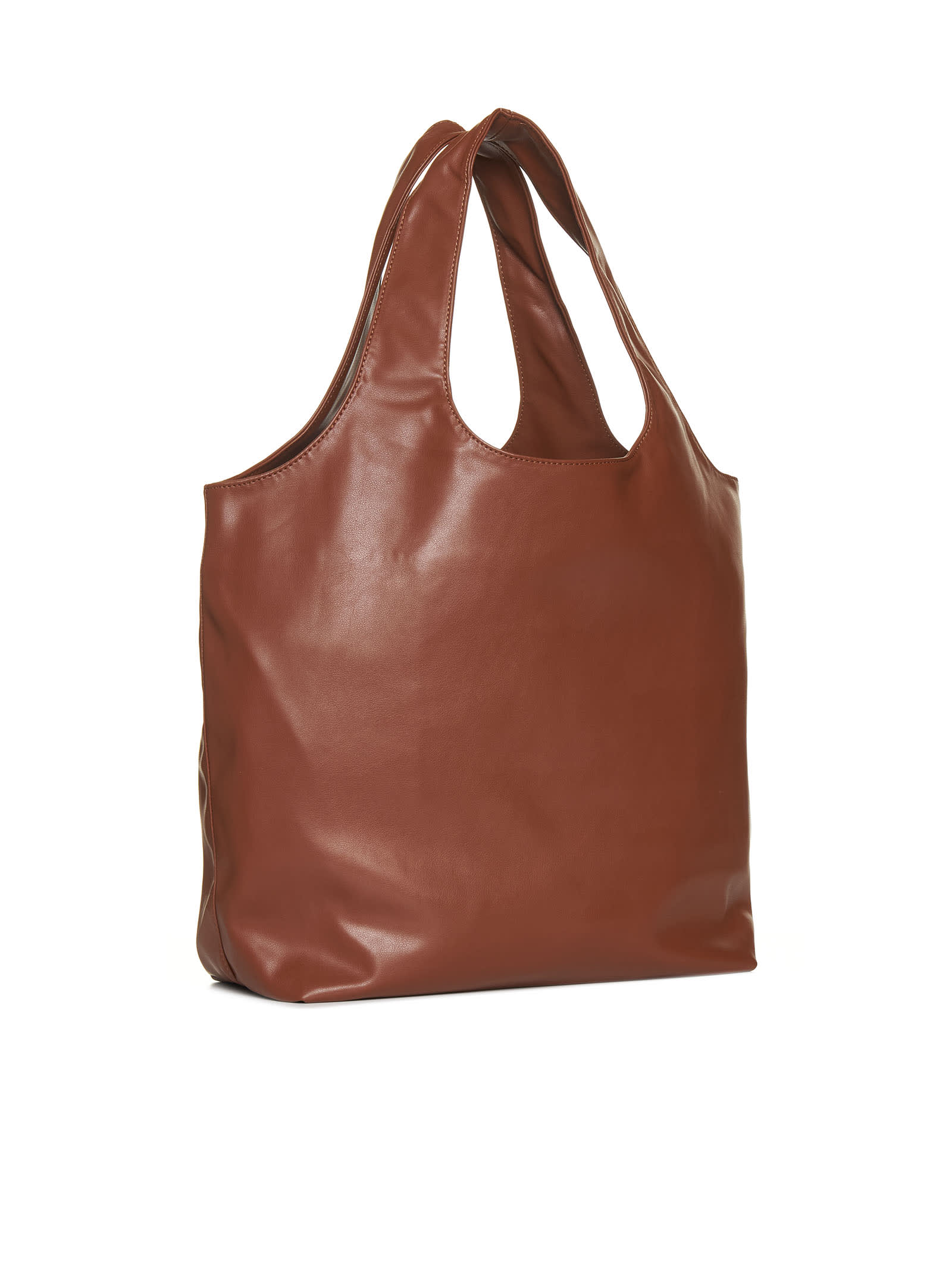 Apc A.p.c. Ninon Small Top Handle Bag In Noisette