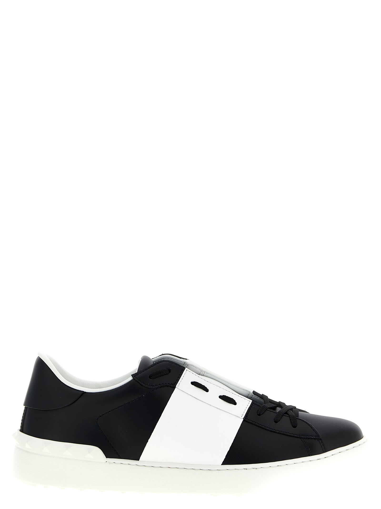 Valentino Open Low-top Sneakers Rubber Sole In Multi