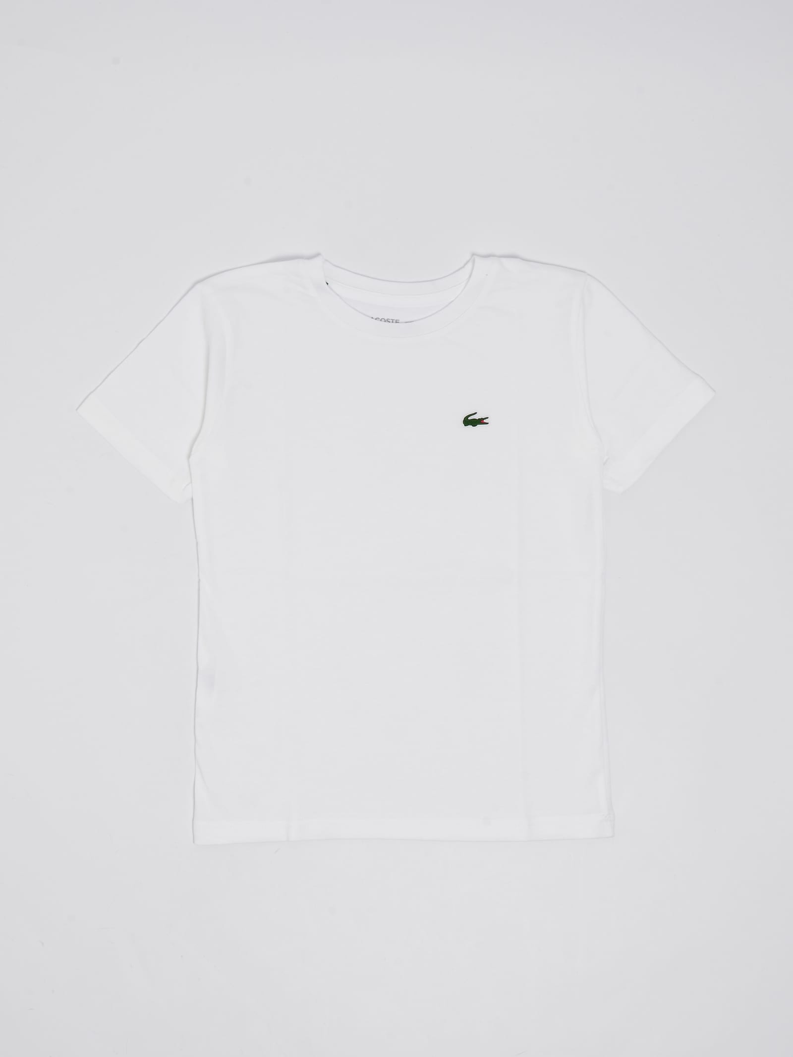Shop Lacoste T-shirt T-shirt In Bianco