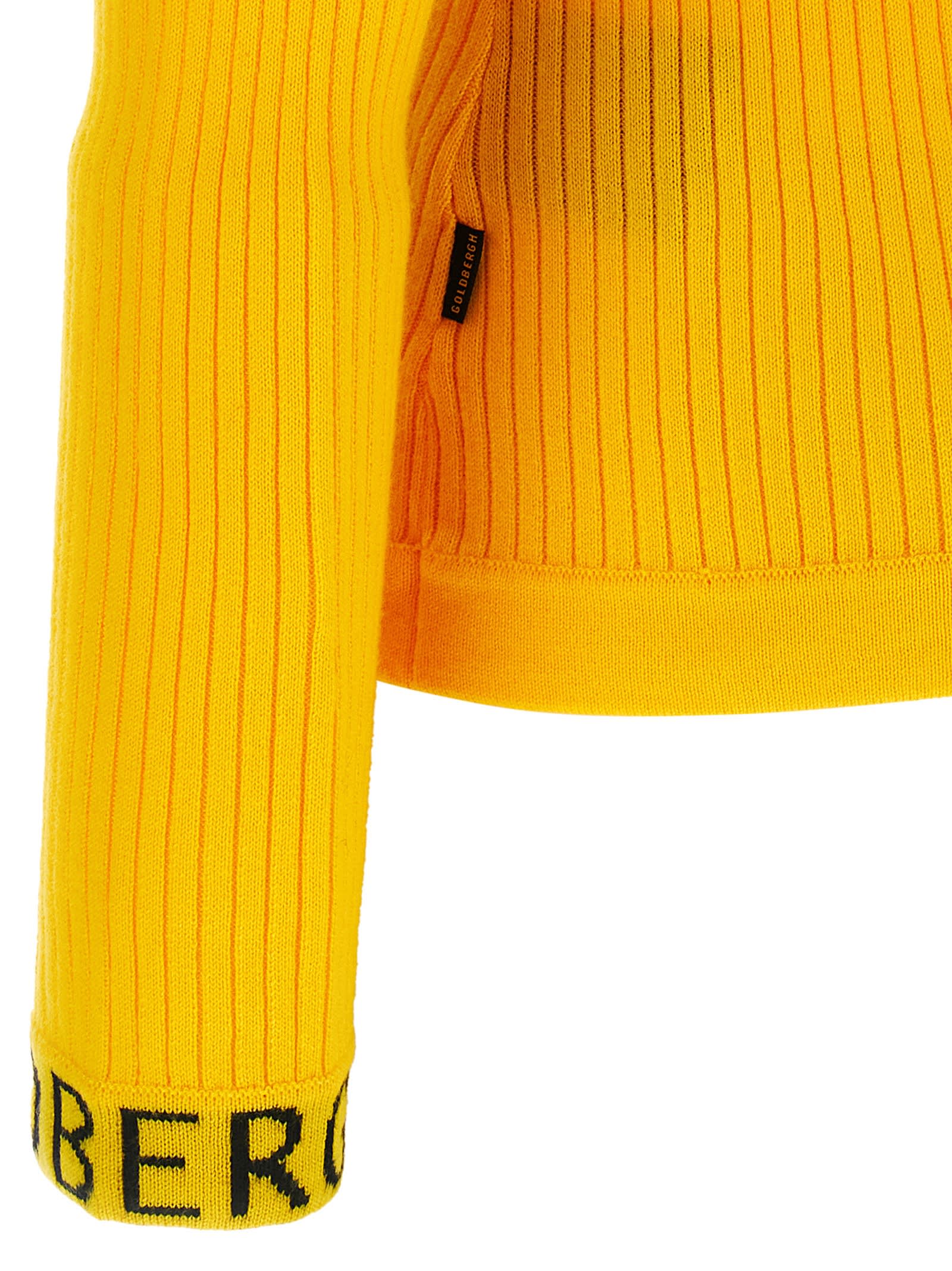 Goldbergh Mira Turtleneck Sweater In Yellow