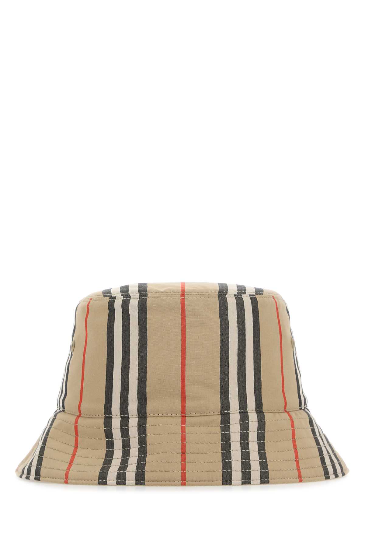 Shop Burberry Embroidered Cotton Hat In A7026