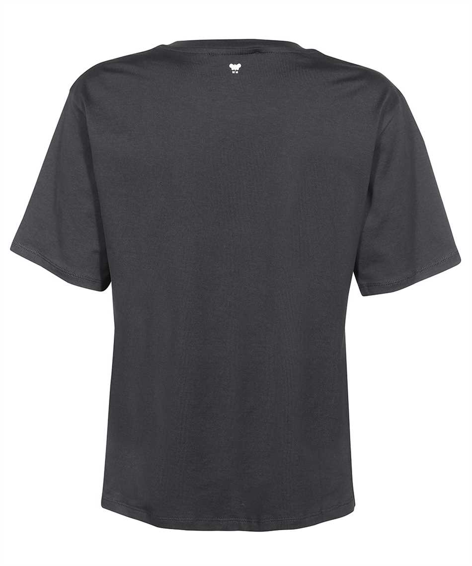 Weekend Max Mara Graphic-print Cotton T-shirt In Brown
