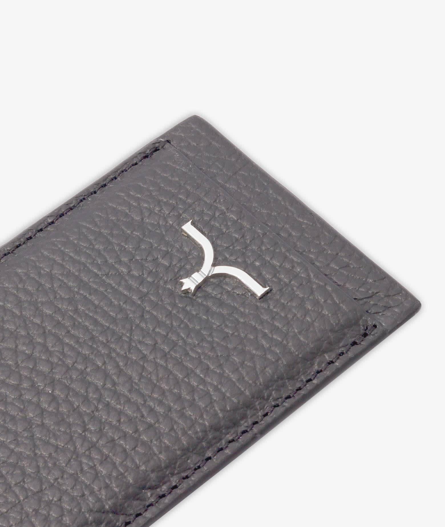 Larusmiani Magnetic Credit Card Holder For Iphone Accessory In Dimgrey