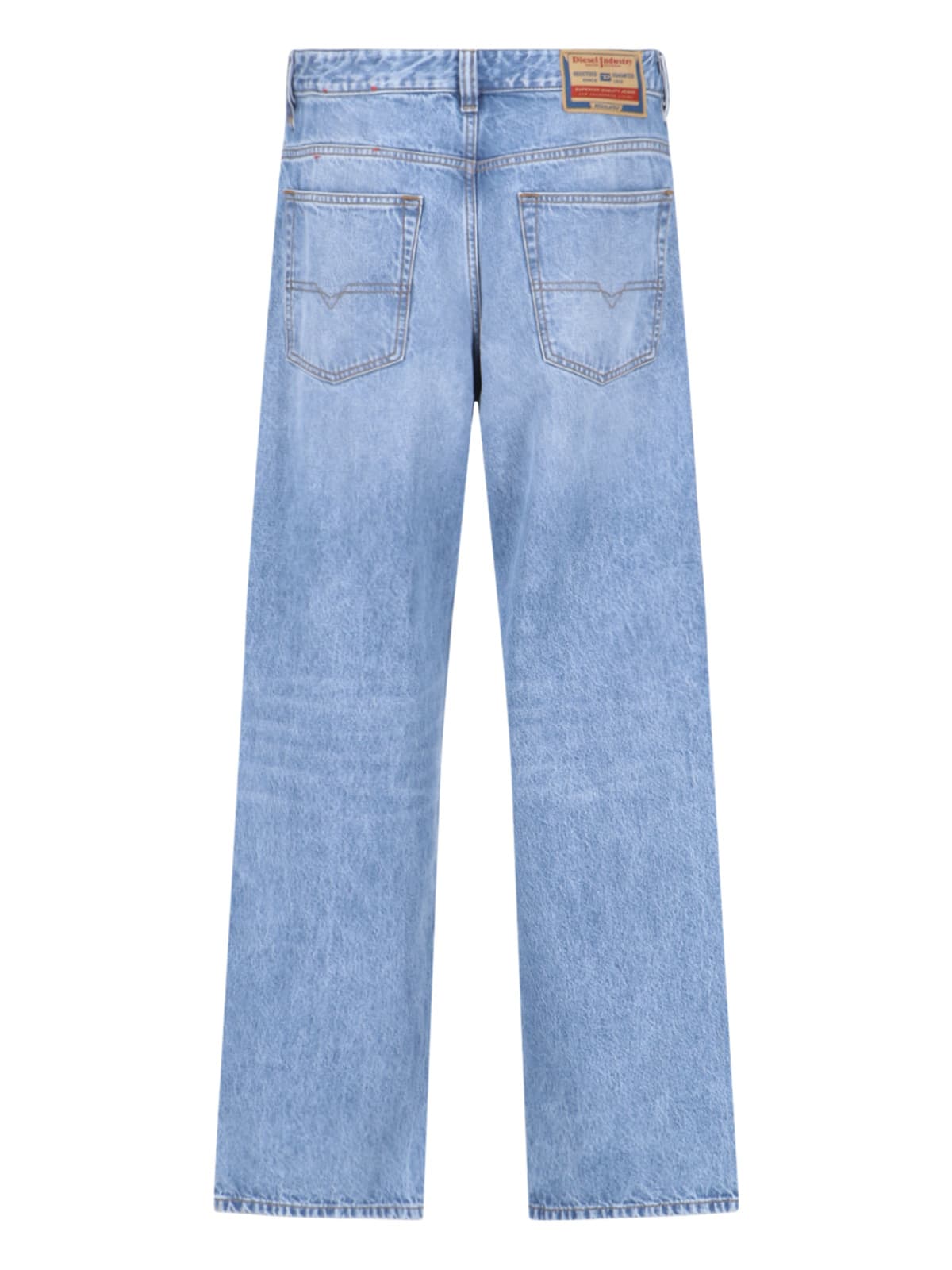 Diesel "2001 D-macro 09i29" Straight Jeans In Light Blue