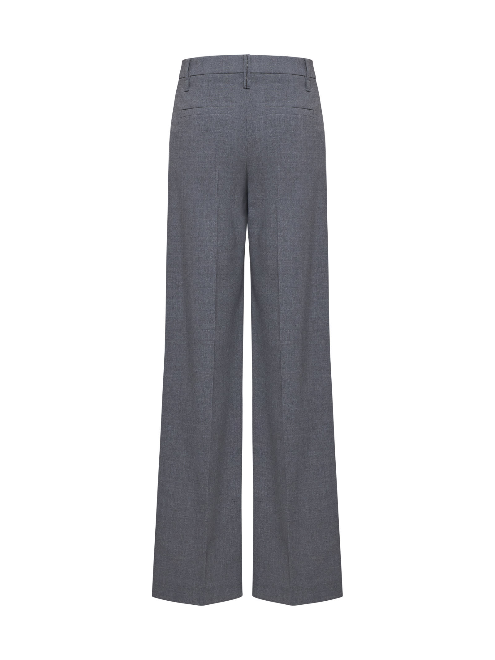 Shop Brunello Cucinelli Pants In Grey