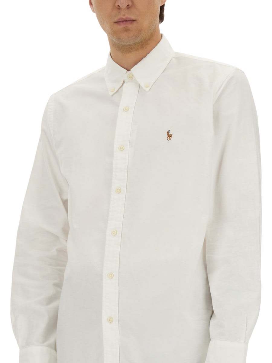 Polo Ralph Lauren Oxford Custom Shirt In White