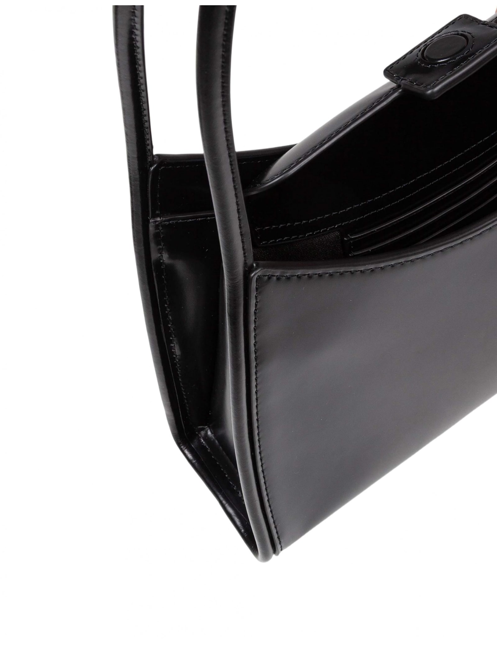 Marc Jacobs The Glam Claw Clip Shoulder Bag In Black
