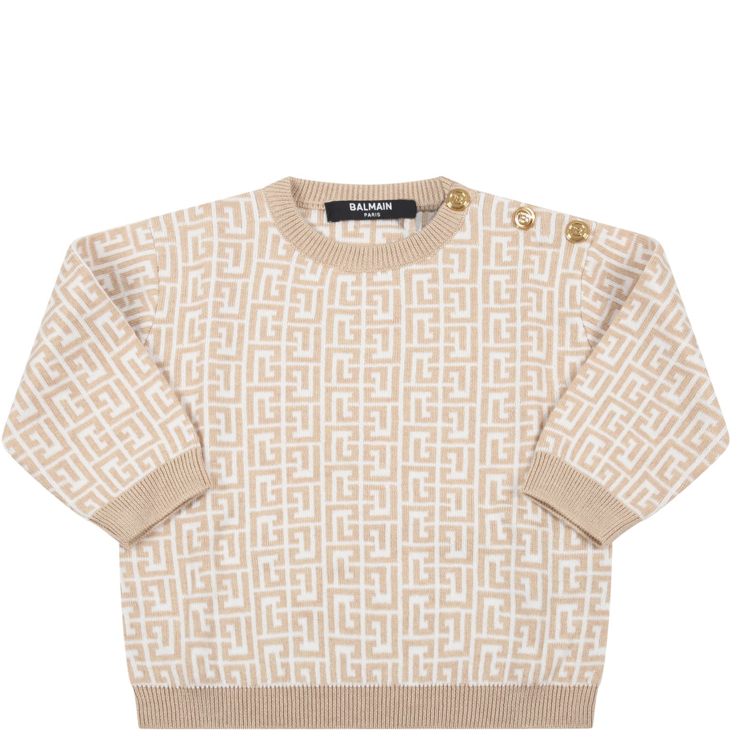 Balmain Multicolor Sweater For Baby Kids