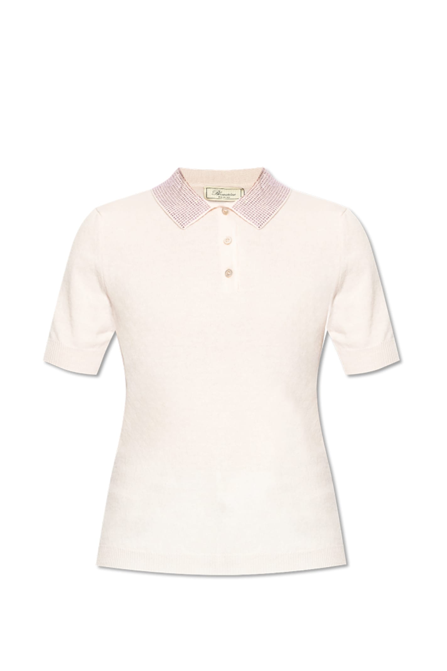 Shop Blumarine Polo Shirt In Pink