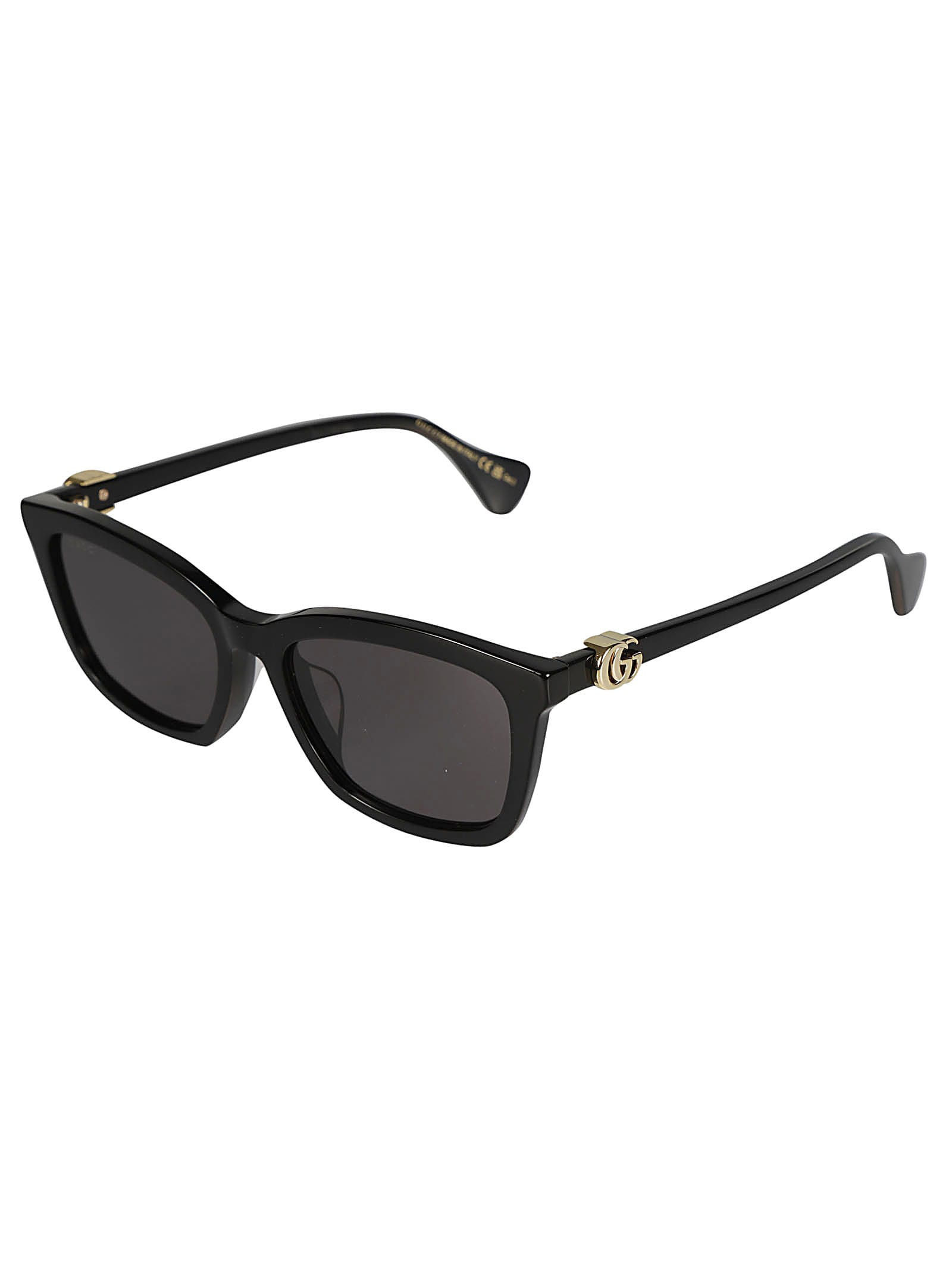 Shop Gucci Wayfarer Classic Sunglasses In Black