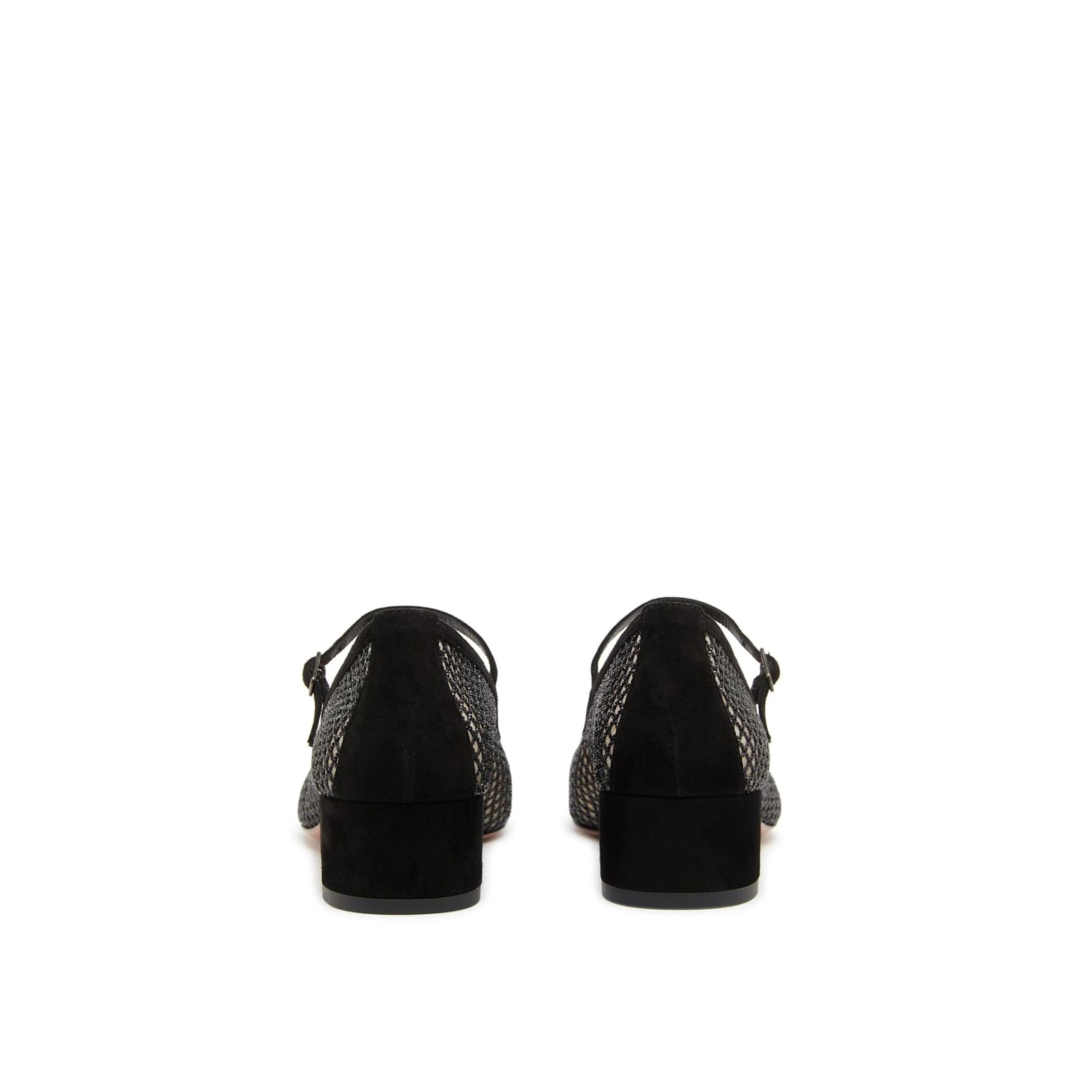 Aquazzura Mayor Crystals Mesh Pumps 35 In Black