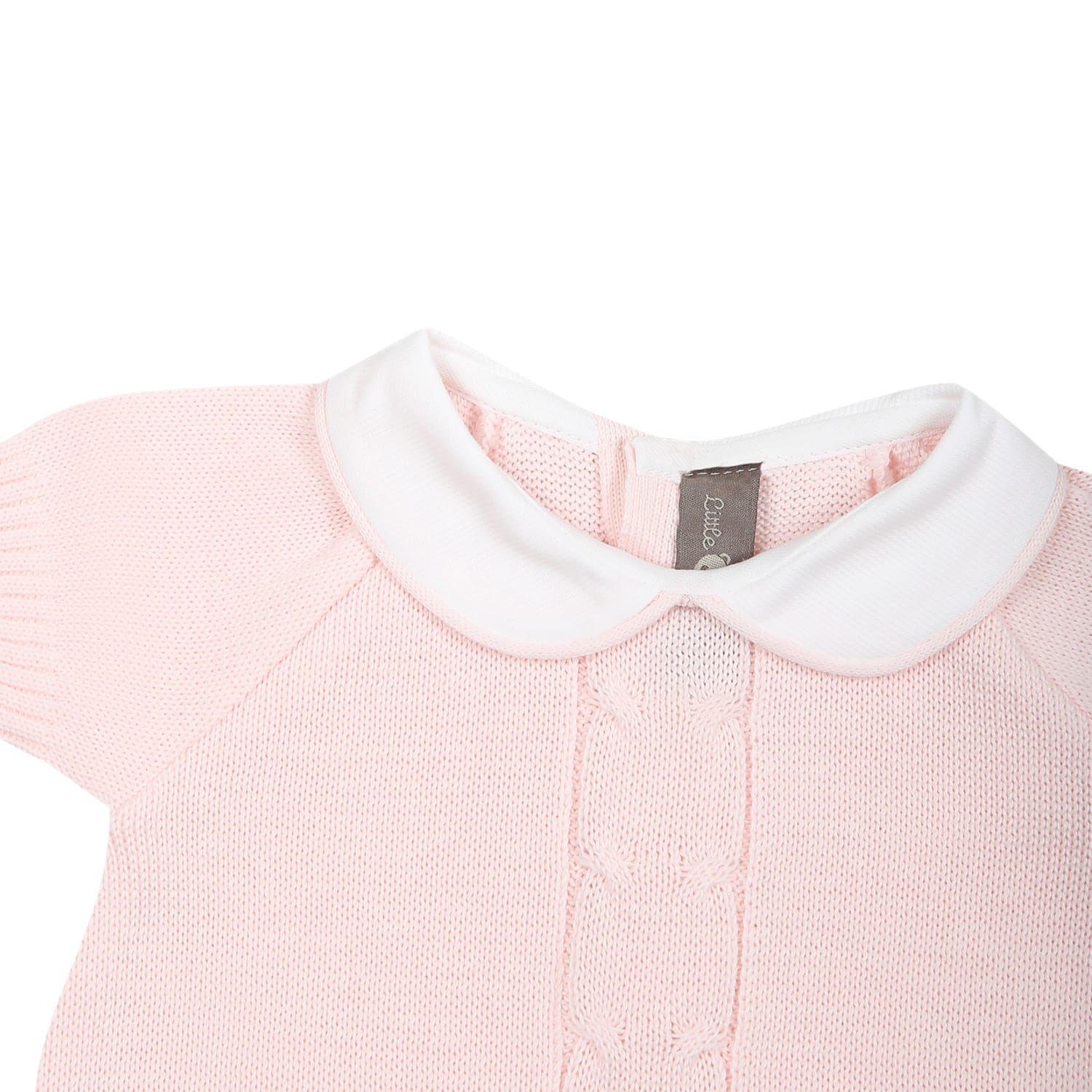 Shop Little Bear Pink Romper For Baby Girl