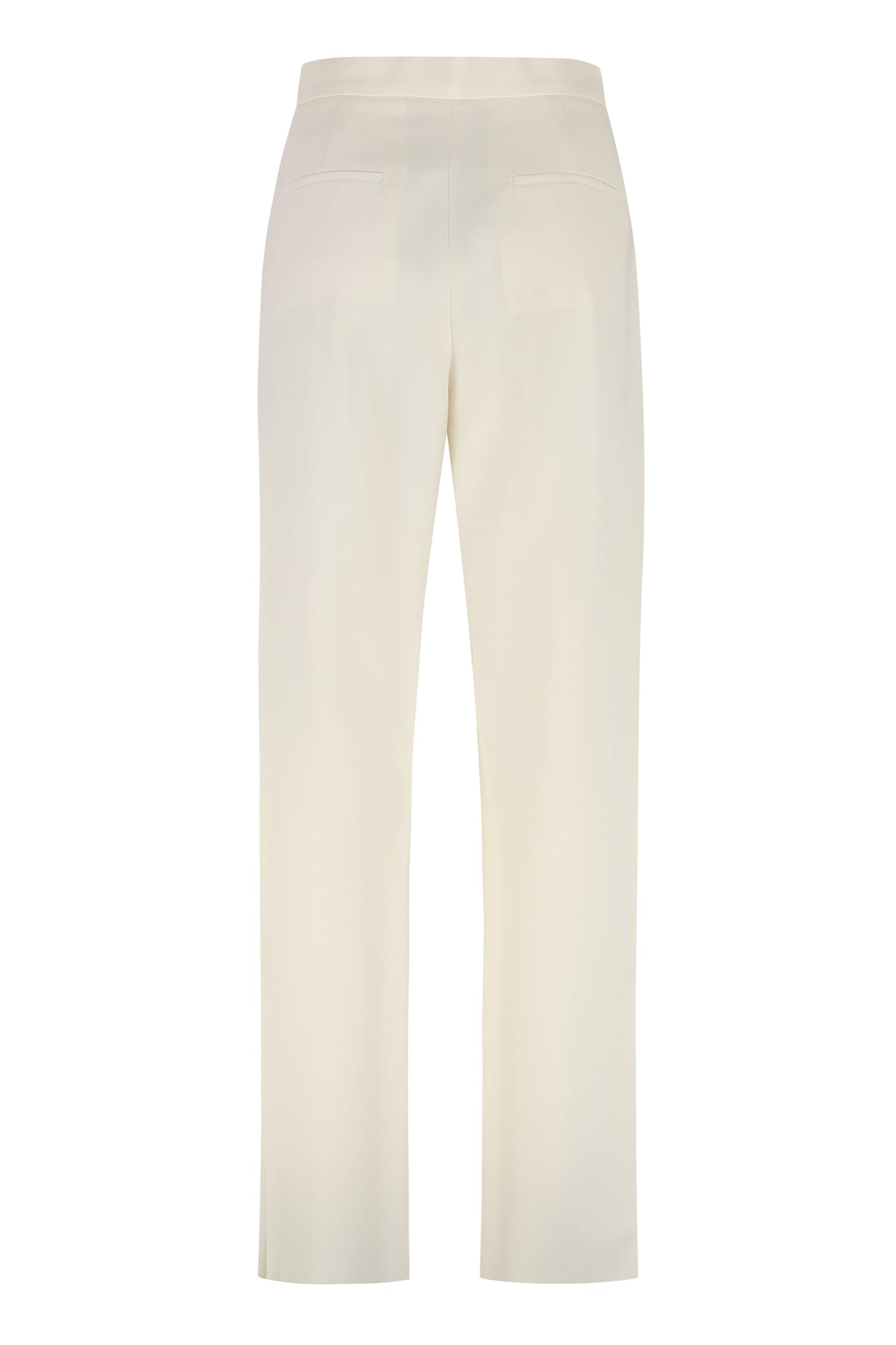 Max Mara Dede Carrot-fit Cotton Trousers In White