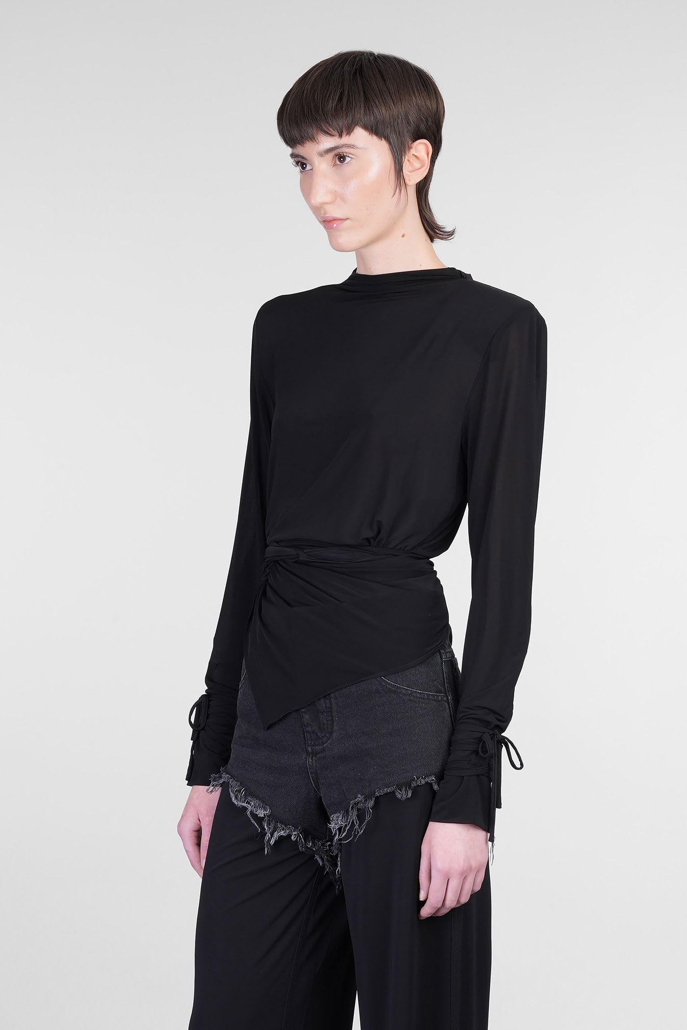 Christopher Esber Topwear In Black Viscose