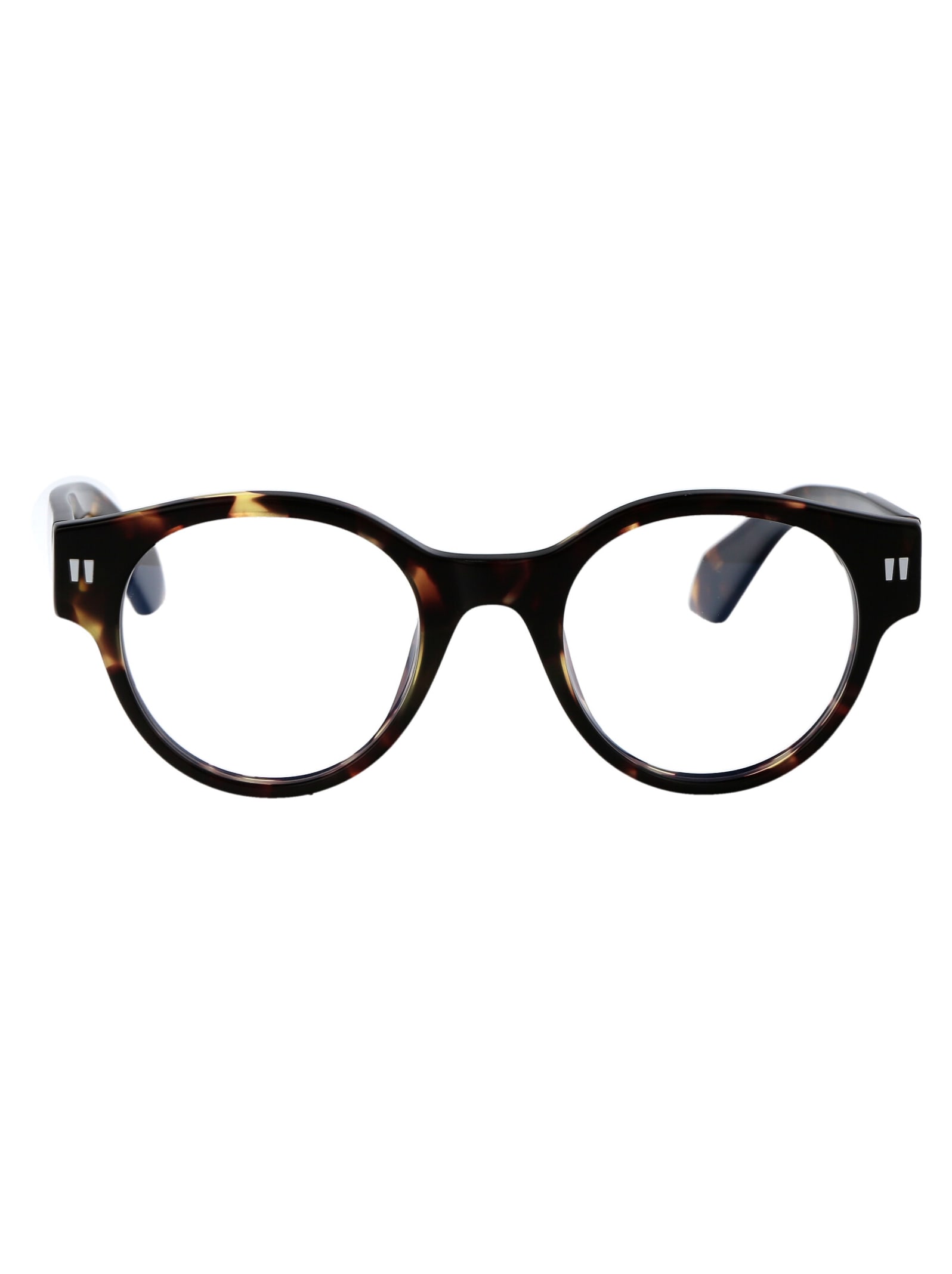 Off-white Optical Style 55 Glasses In 6000 Havana