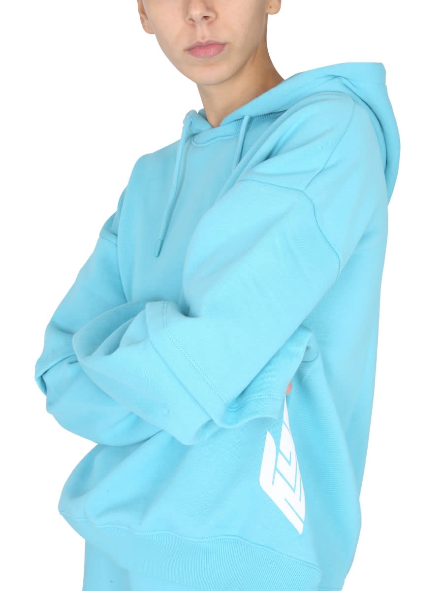 Rotate Birger Christensen Rotate Birgerchristensen Amalie Sweatshirt In Azure