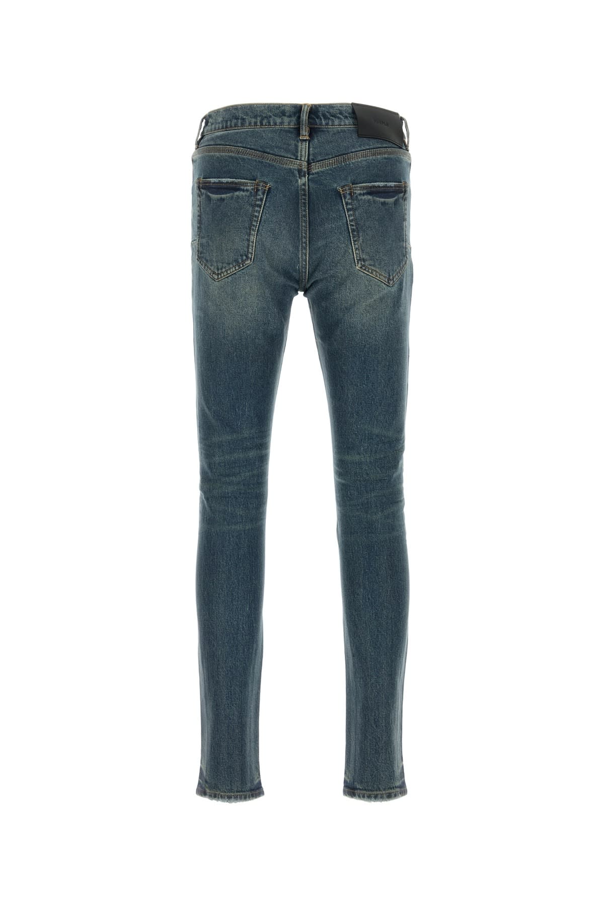 Shop Purple Brand Skinny Coated Dark Tempest In Dkindigo