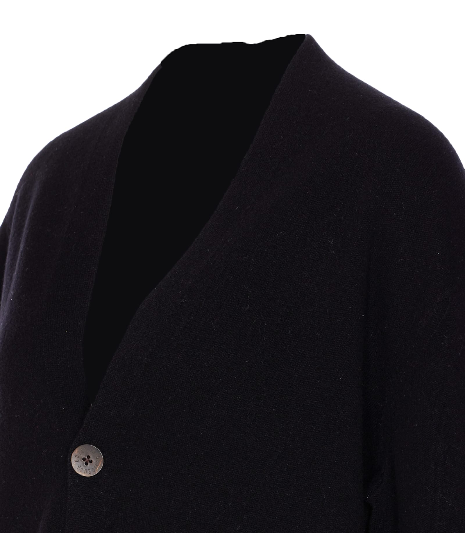 Guest In Residence Womens Black Everywear V-neck Cashmere Cardigan In Black