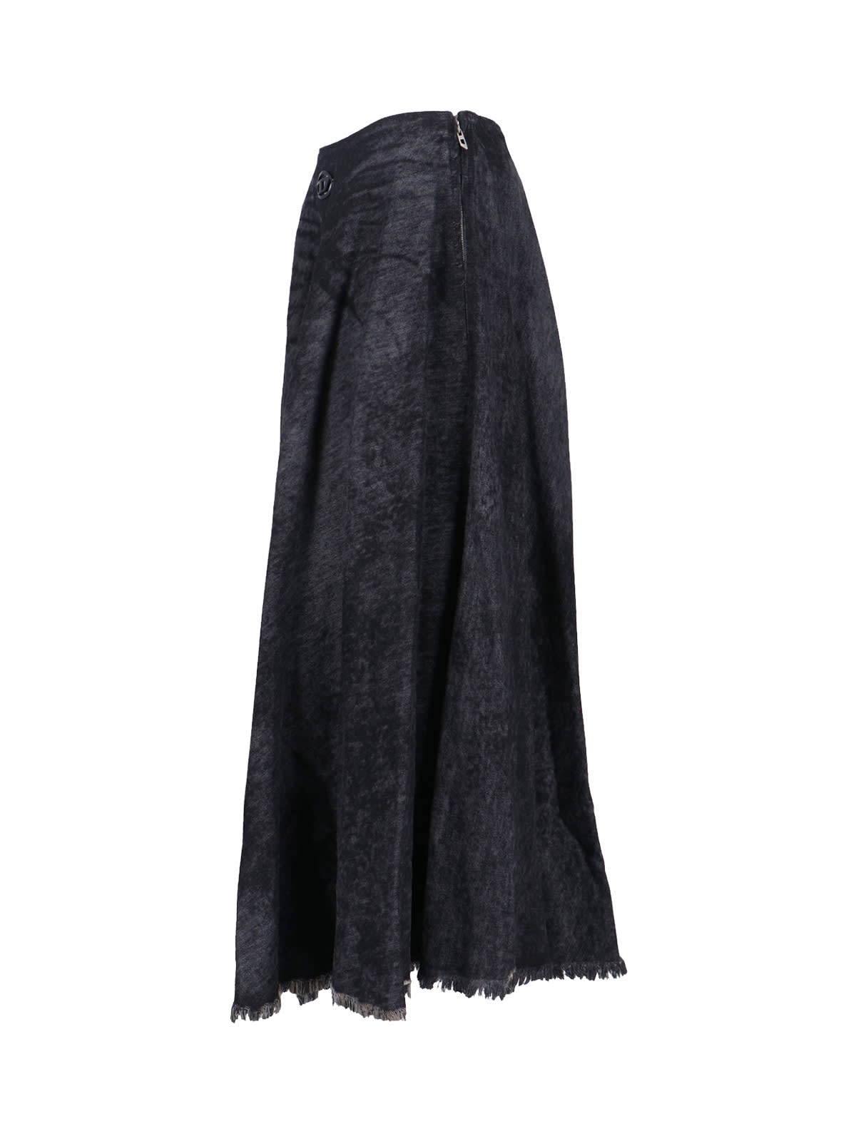 Diesel De-annet-fsh Midi Skirt In Multi